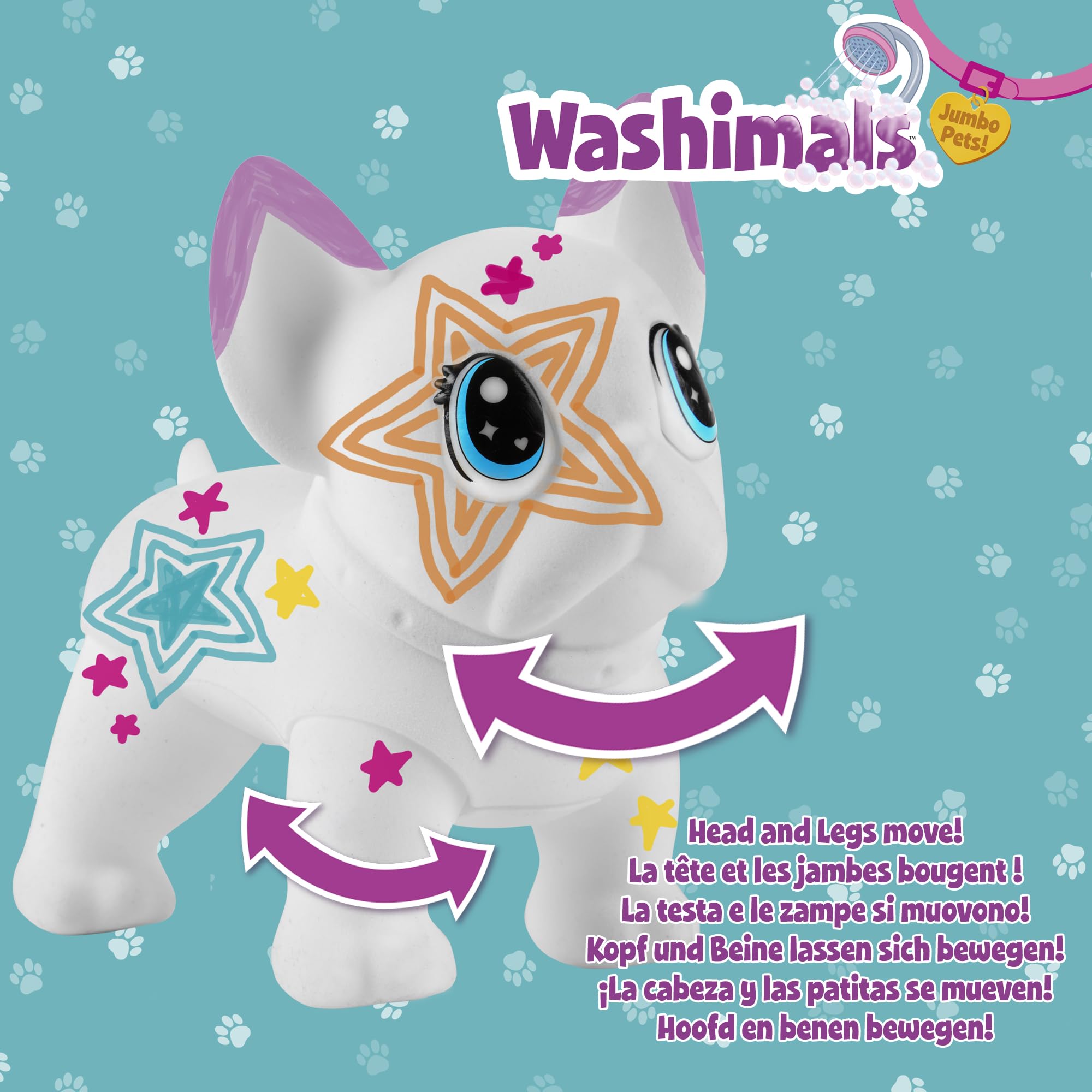 CRAYOLA Washimals Posable Jumbo Pet - Washable Markers & Dog | Ages 3+ 3