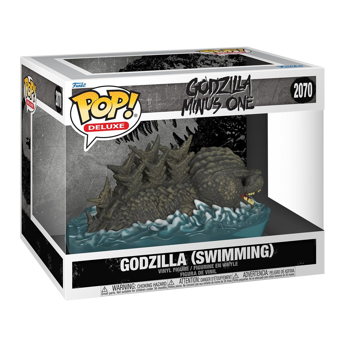 Funko POP! Deluxe Godzilla Minus One - Swimming Collectable Vinyl Figure | Multicolor 1