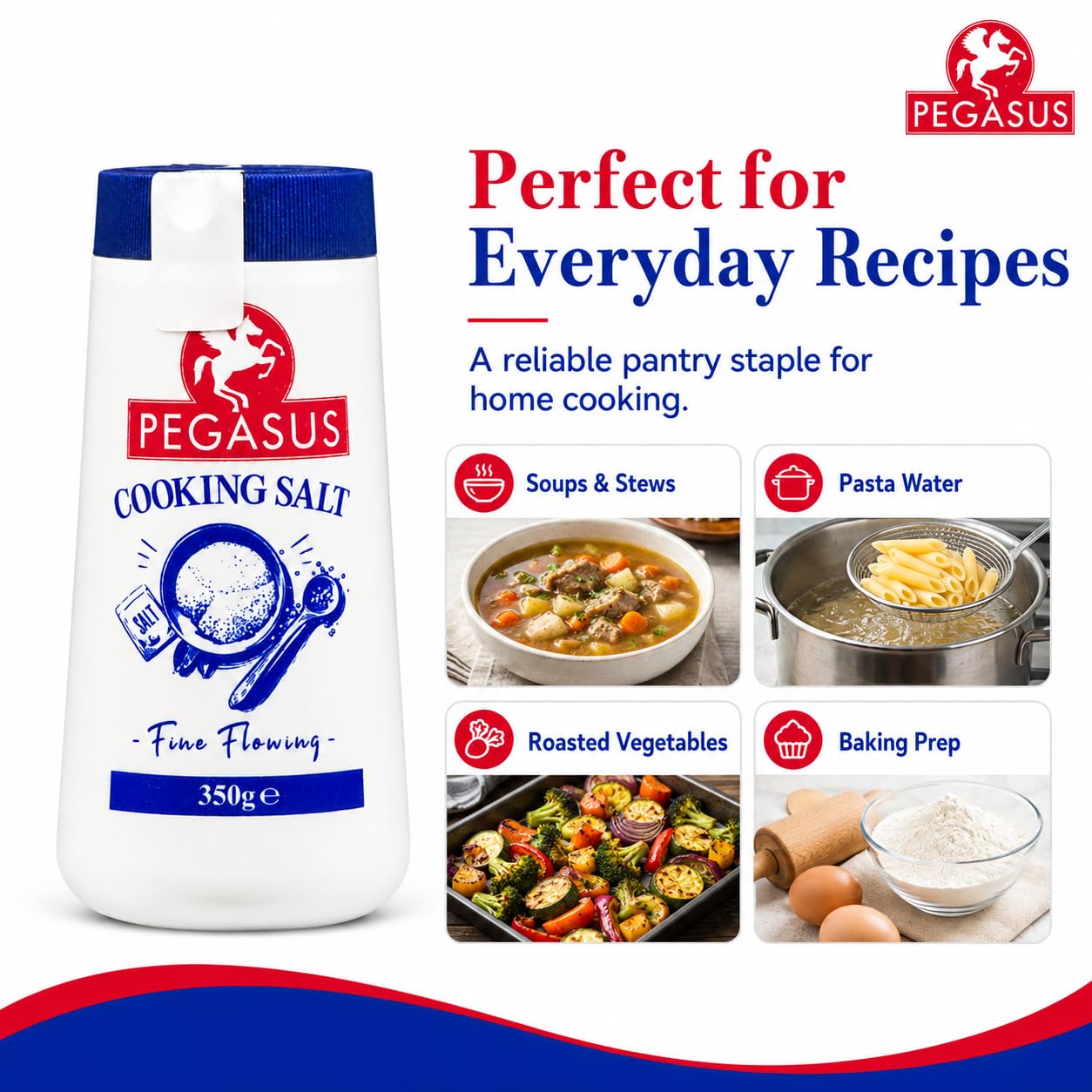 Pegasus Premium Cooking Salt - Coarse, Pure, Non-Iodised | 350g 3