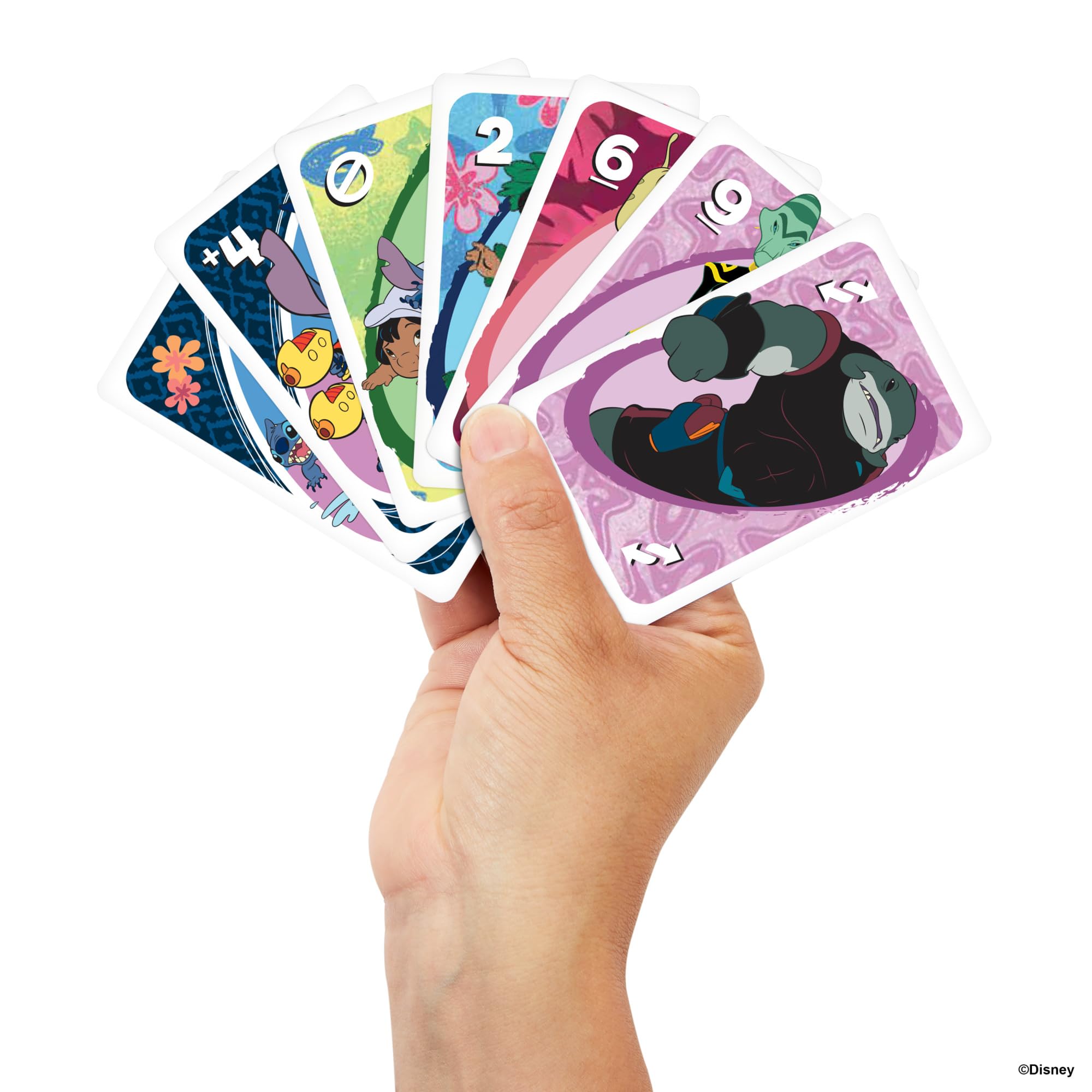 Mattel Games UNO Disney’s Lilo and Stitch Card Game | 2-10 Players | Ages 7+ | JCC10