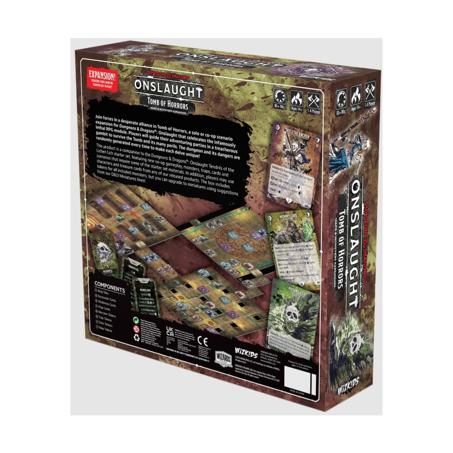 FLIPSIDE GAMING Dungeons & Dragons Onslaught: Tomb of Horrors Expansion - Solo/Co-op Board Game Pieces for Ages 8+ 3
