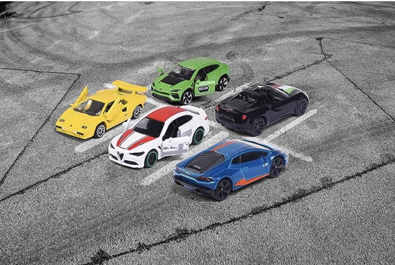Majorette Italian Dream Cars Gift Box - 5-Piece Diecast Model Set for Ages 3+ 3