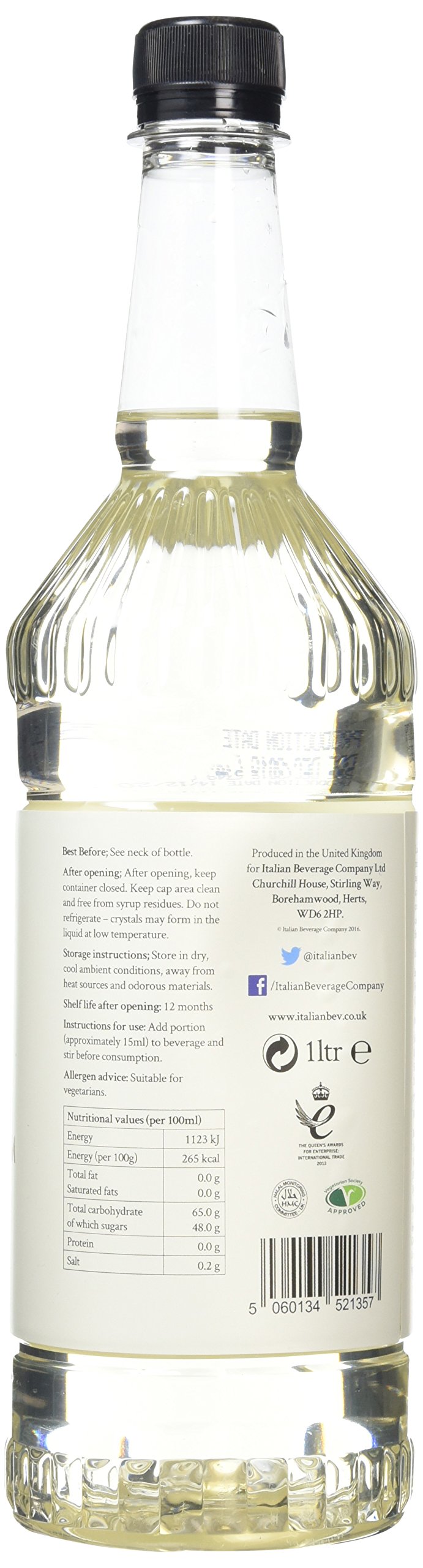 Simply Irish Cream Syrup - Vegan, Nut Free, Alcohol-Free Flavoured Syrup for Coffee, Hot Chocolate & Baking 2