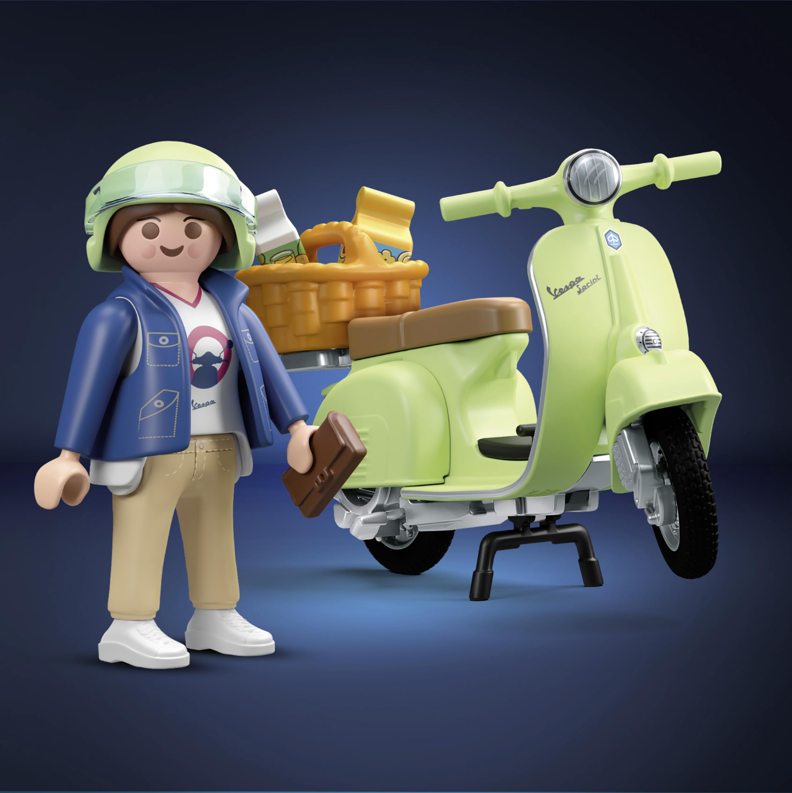 Playmobil 71621 Cars: 1969 Vespa 150 Sprint Veloce Playset | Ages 5+ | 20 Pieces 3