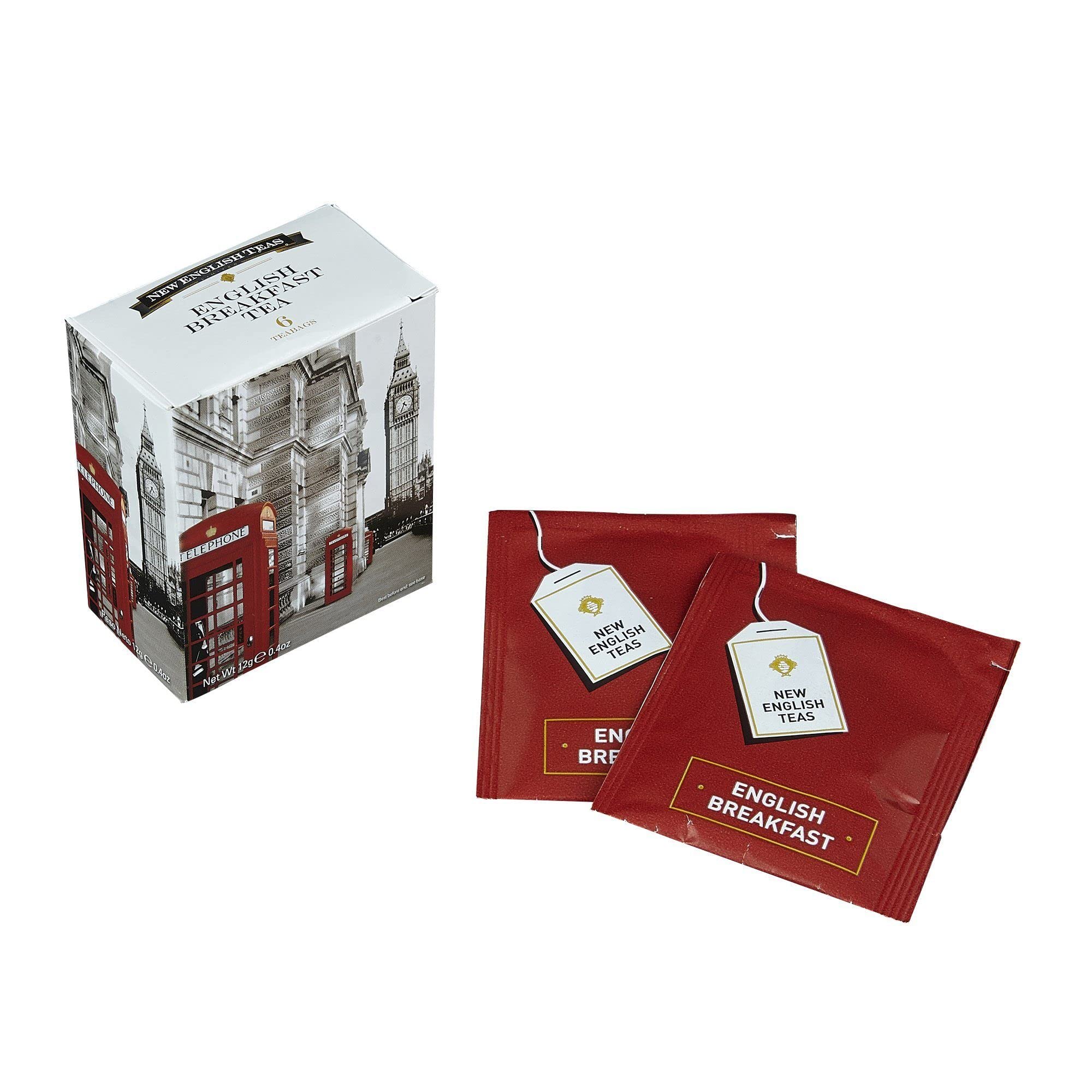 New English Teas London Landmarks Breakfast Tea - 6 Teabags | Iconic British Imagery | Individually Wrapped 6