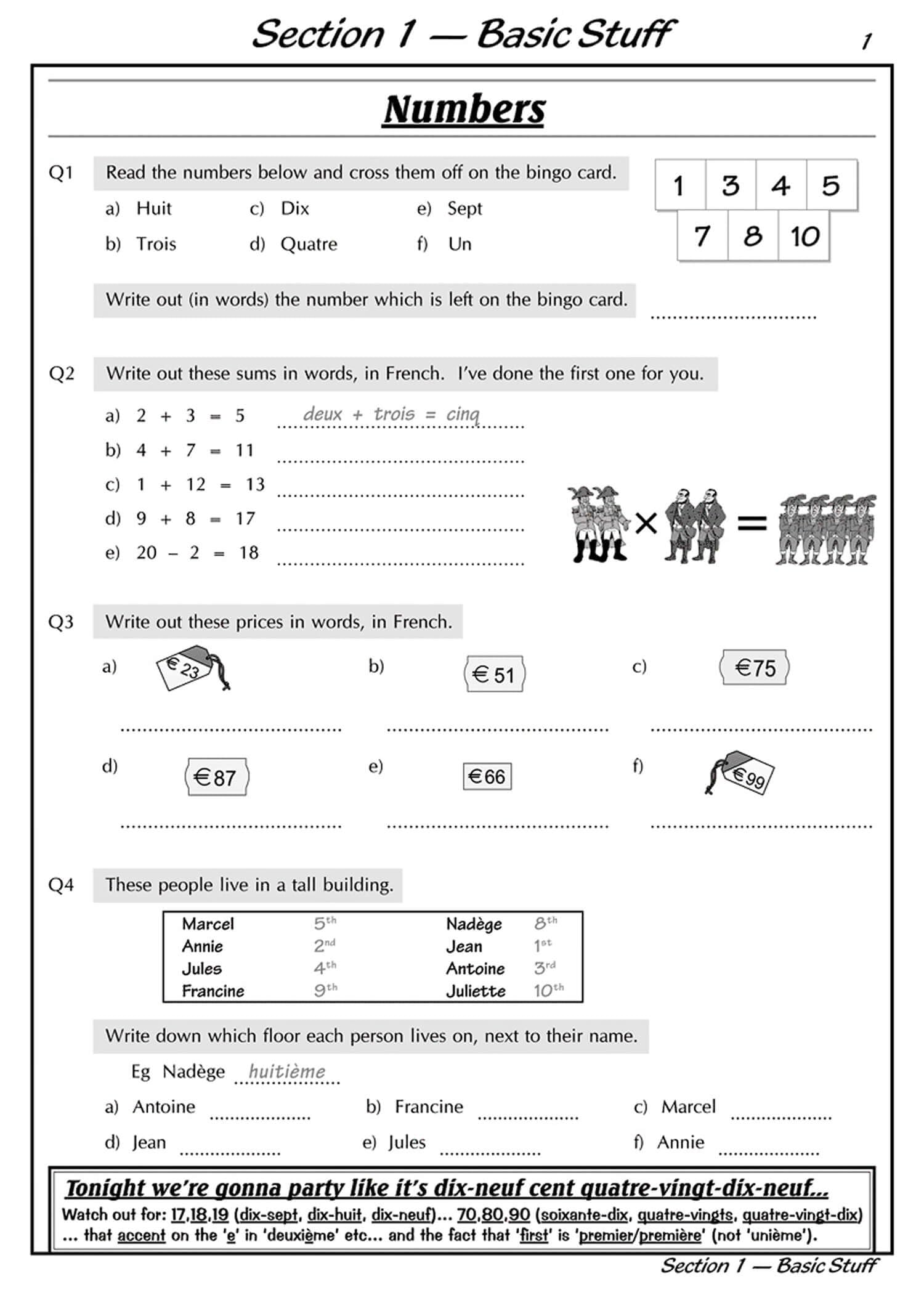 CGP KS3 French Workbook with Answers - Ages 11-14 | Paperback | 76 Pages 2