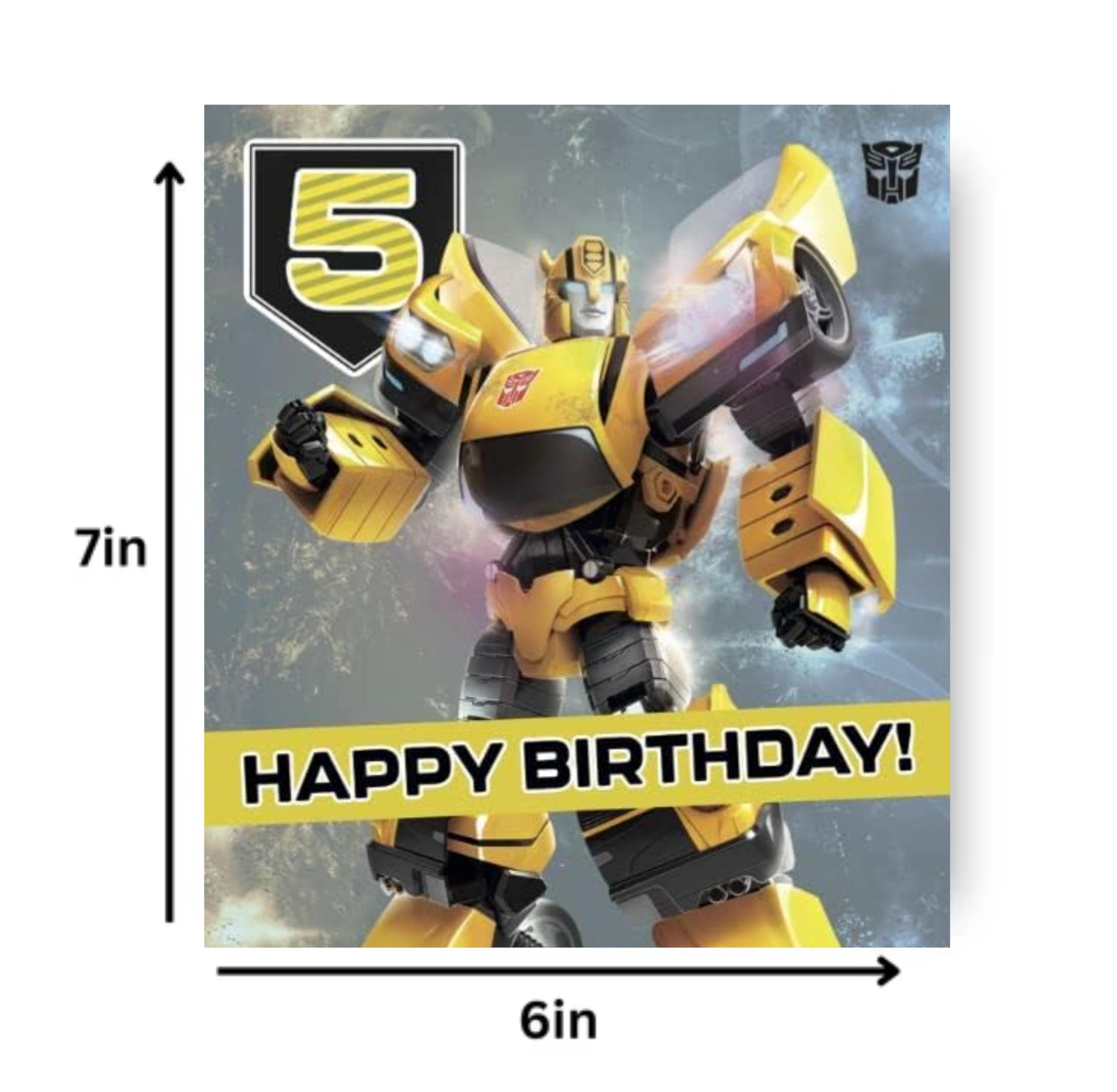 Danilo Promotions LTD Age 5 Birthday Card for Children | Multi Color | 152.4 mm x 177.8 mm