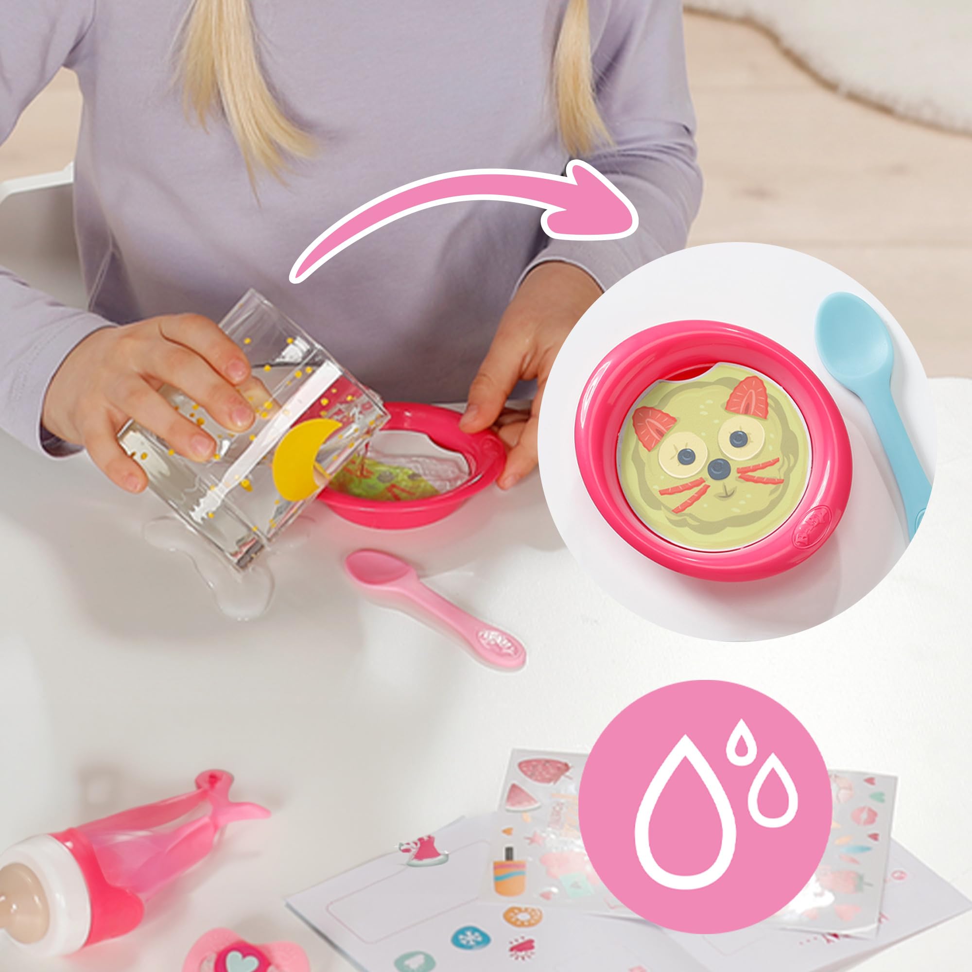 BABY born Emma - 43cm Interactive Baby Doll with 10 Functions & Accessories for Kids 4