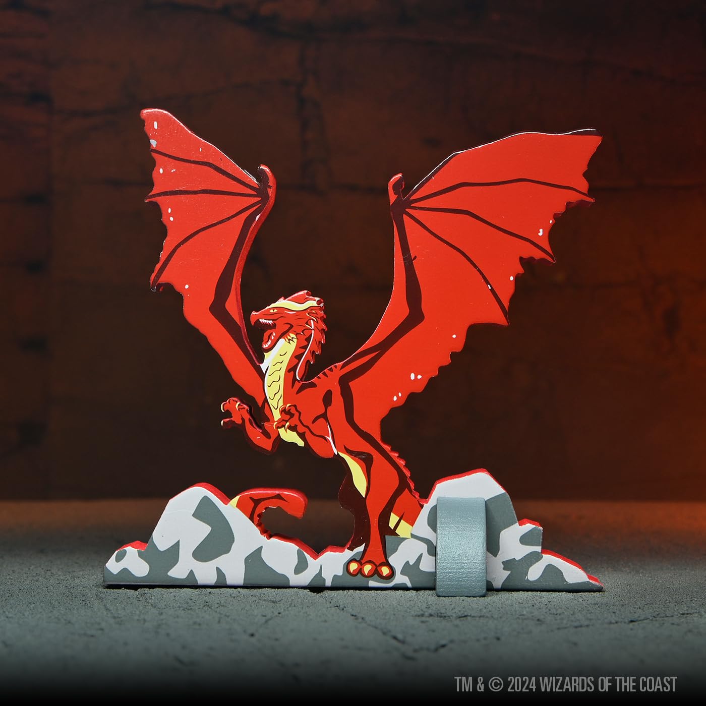 WizKids Dungeons & Dragons Gamelings - Red Dragon Wooden Token | Collectible Game Accessory 6