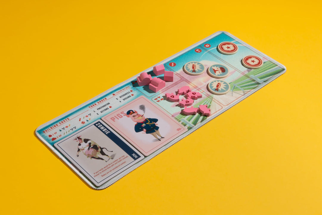 Farms Race Deluxe Edition 5-Pack Player Mats with Original Artwork