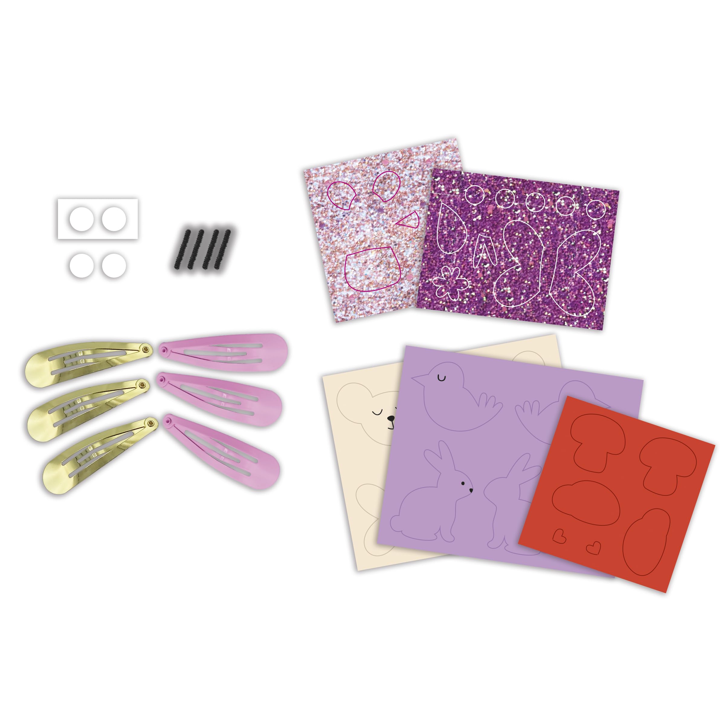 Janod Flower Garden Hair Clip Jewellery Making Kit | Ages 5-10 | Develops Fine Motor Skills 3