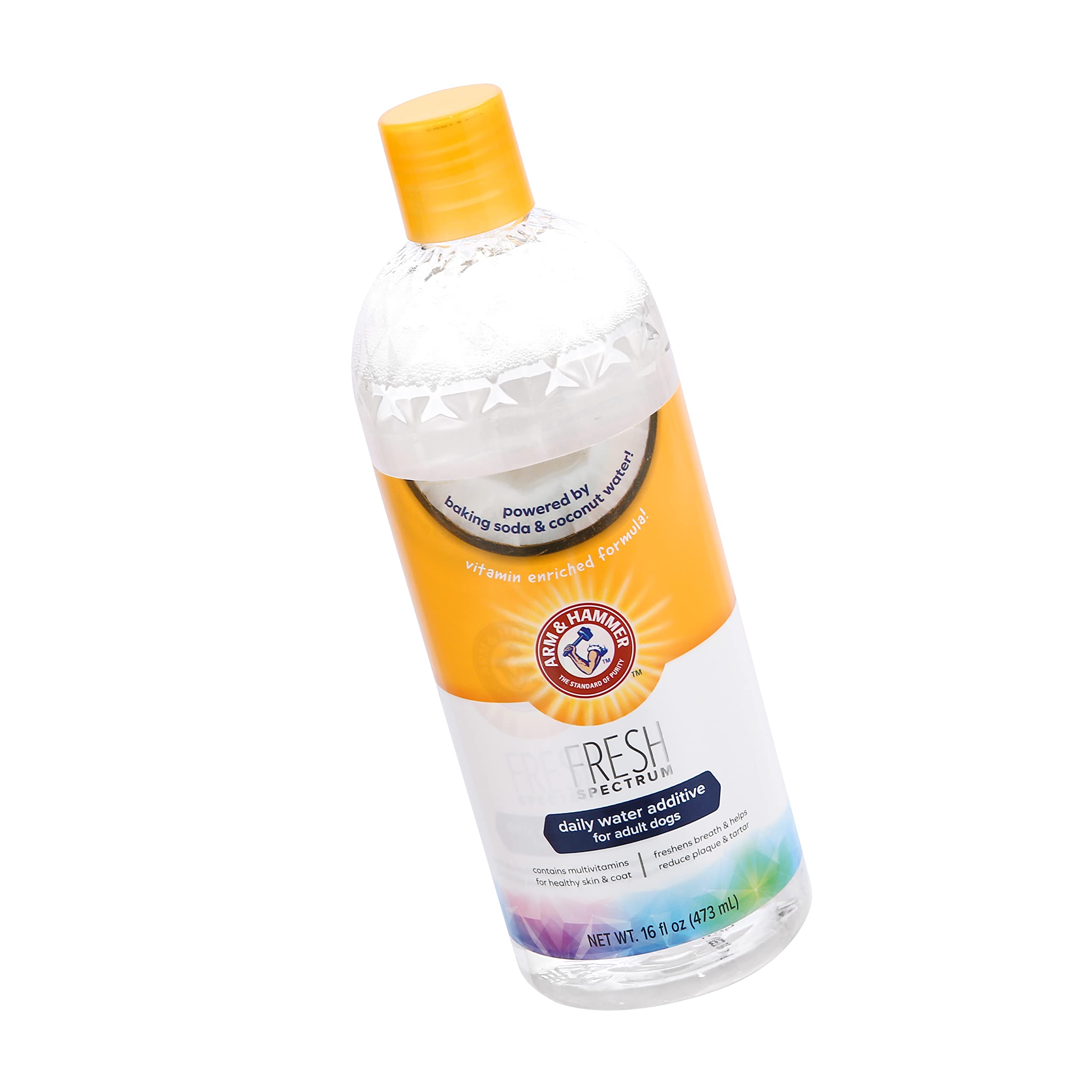 ARM & HAMMER Fresh Spectrum Coconut Mint Dog Water Additive - Plaque/Tartar Reduction | 473ml 3