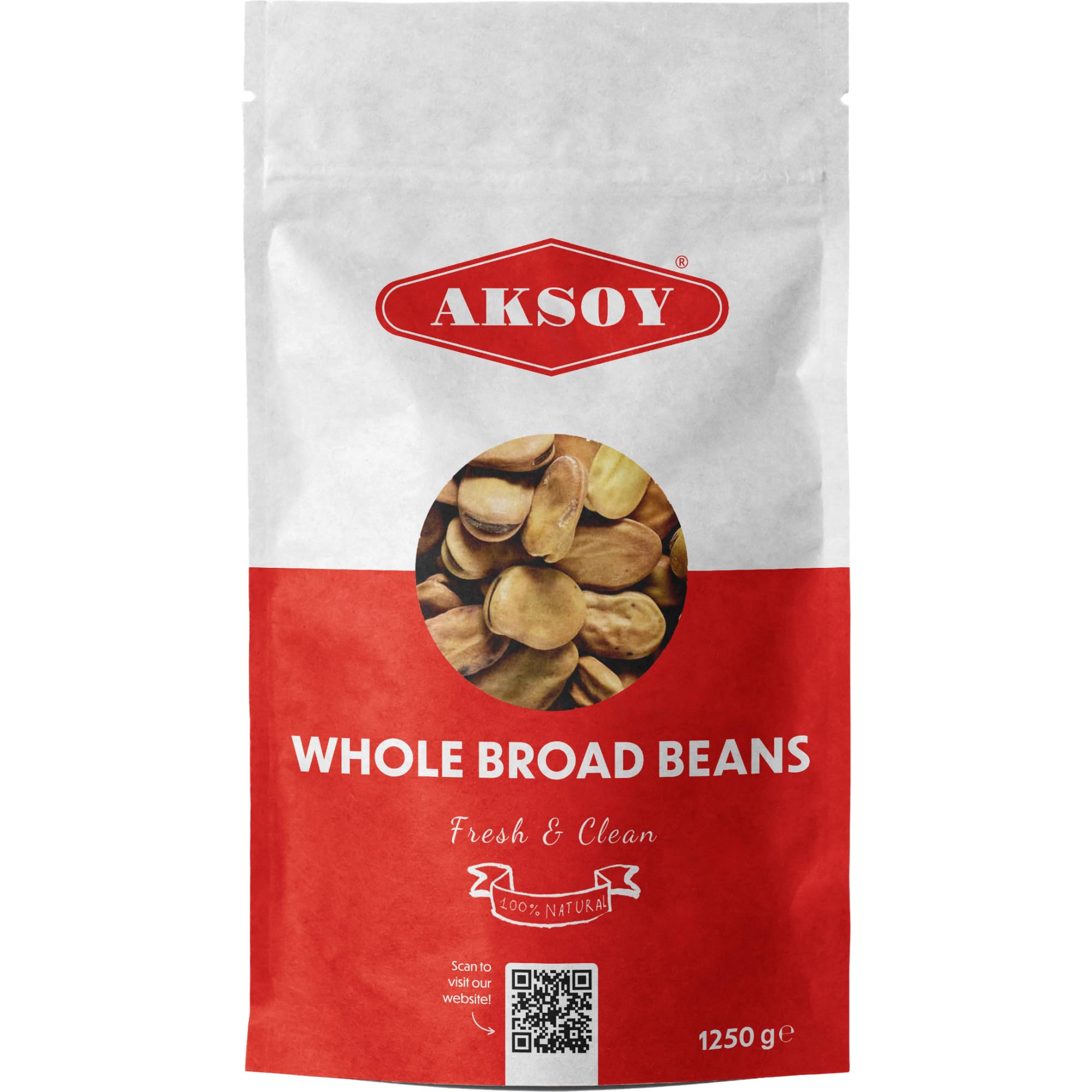 AKSOY Whole Broad Beans 1.25KG – Dried Legumes for Soups, Stews, Salads & Curries 15