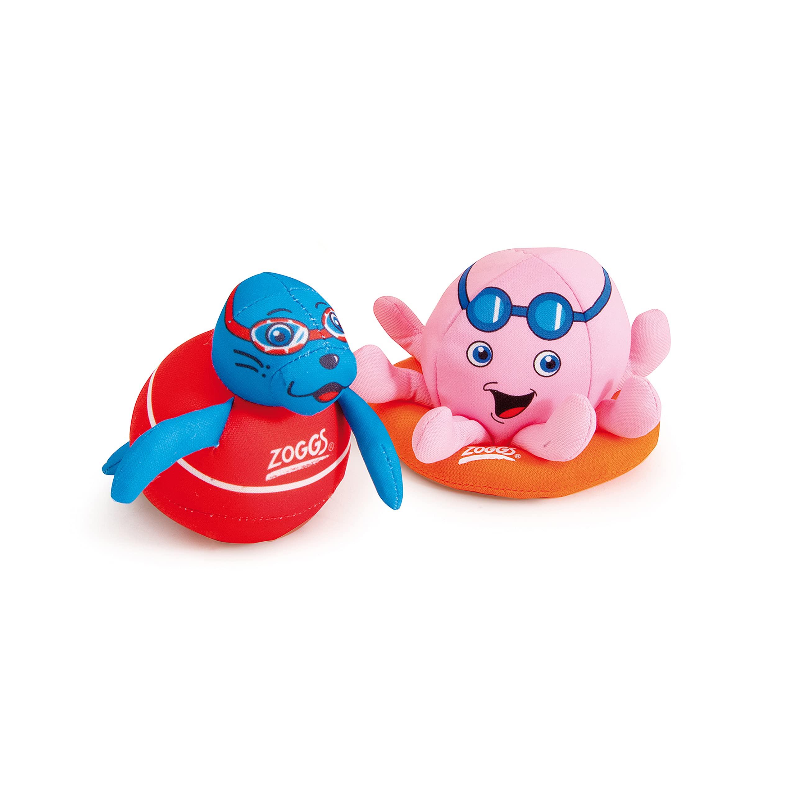 Zoggs Zoggy Soakers Sponge Toys - Set of 2 Fun Foam Characters | Ages 3 Months+ 1