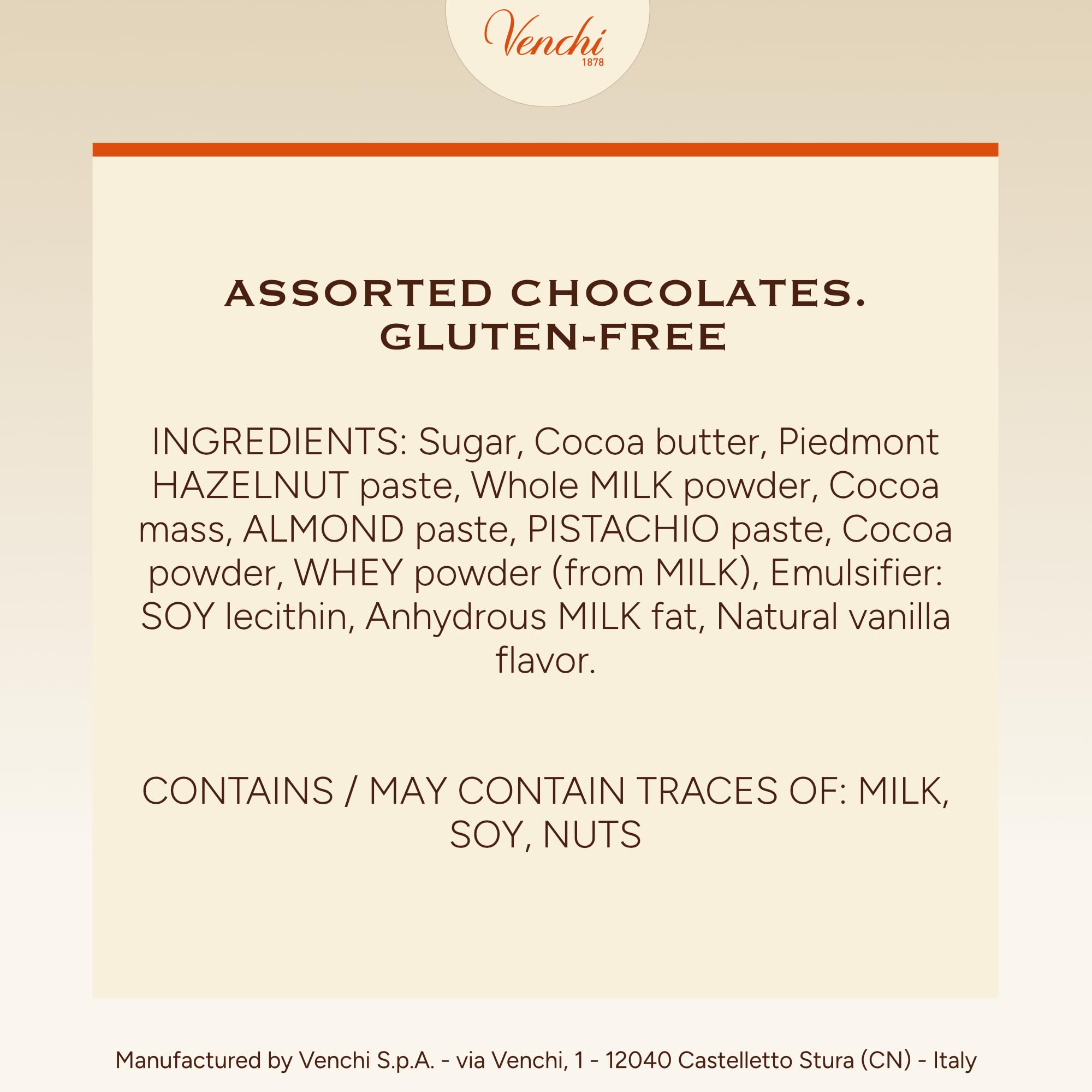 Venchi Cremini Chocolates Mini Book - Assorted Dark, Pistachio & Venezuela, 127g, Gluten Free 2