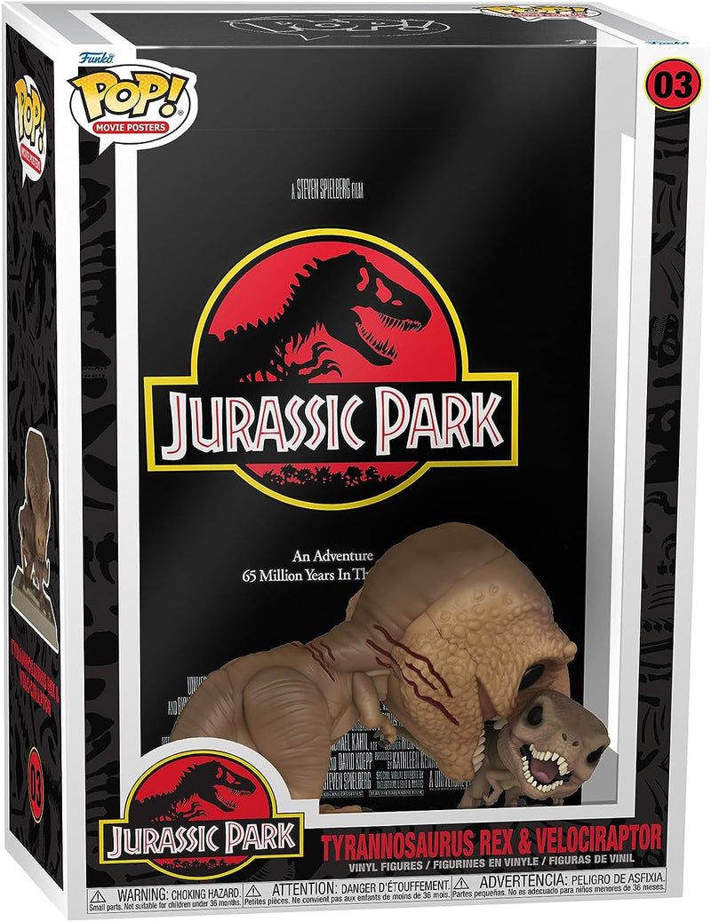 Funko 61503 POP Movie Poster: Jurassic Park Tyrannosaurus Pop! Vinyl
