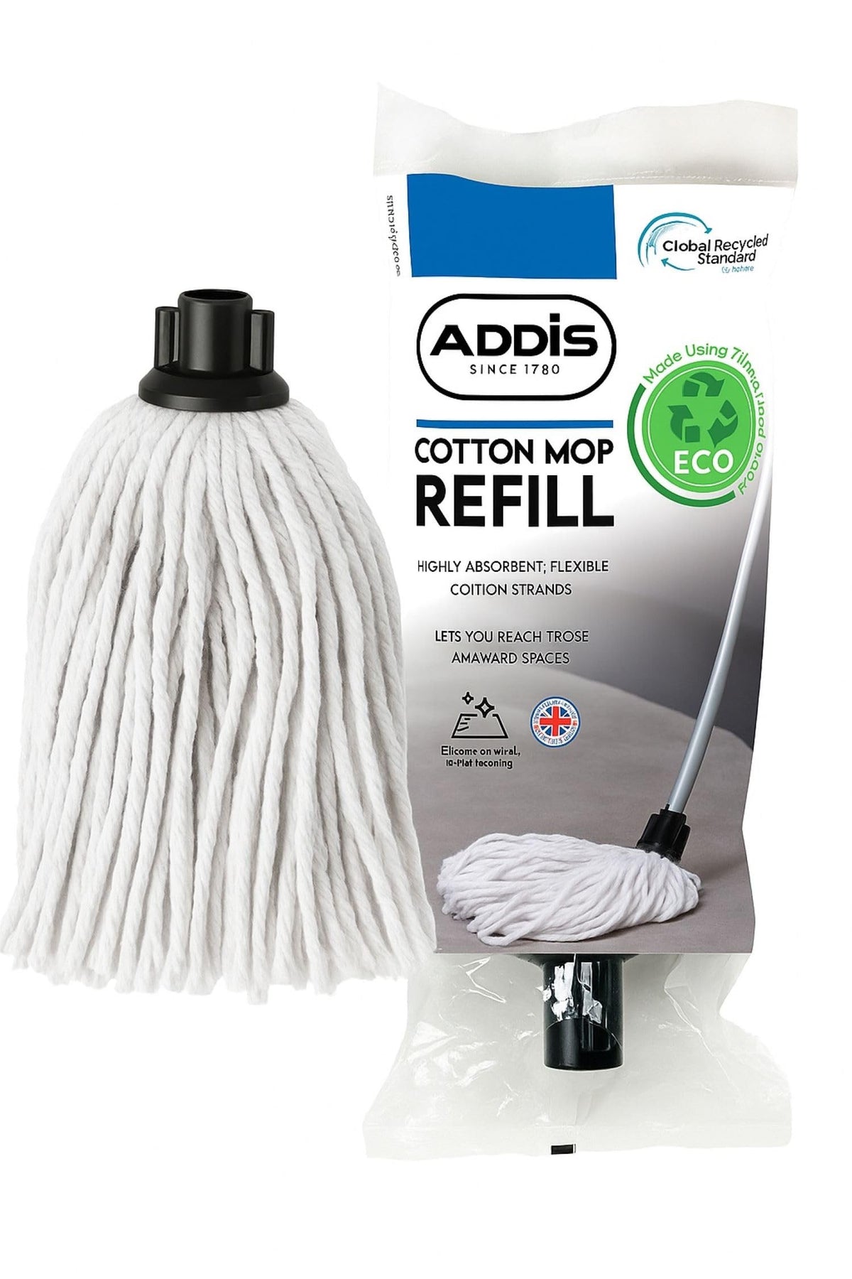 Addis Cotton Mop Refill - White, 1 Count