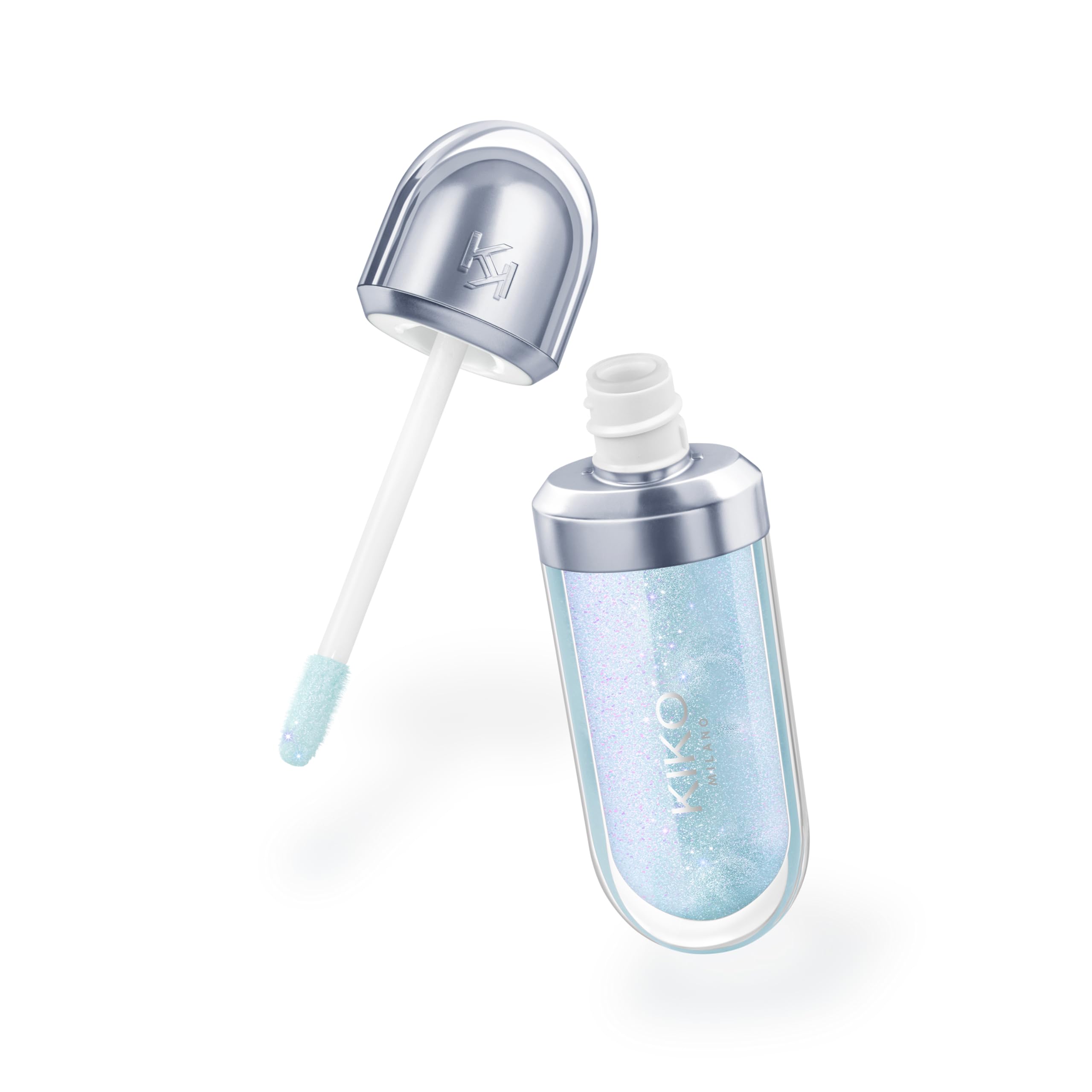 KIKO Milano 3D Hydra Lipgloss 51 Frozen Light Blue - 8 Hour Hydration, 3D Effect, Hot-Cold Sensation, 6.5ml 4