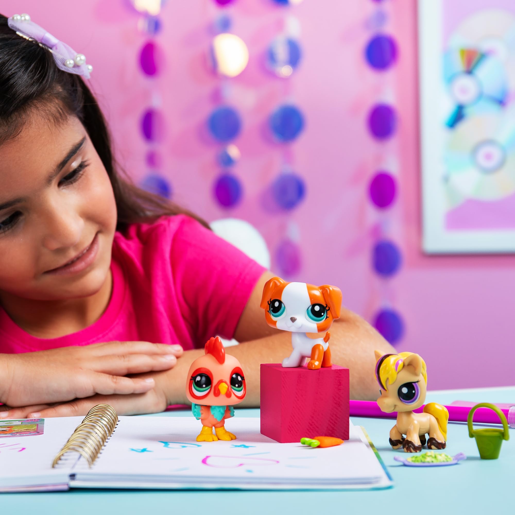 Littlest Pet Shop Series 3 Pet Trio Tube - Barnyard Pets Collectible Figures 5