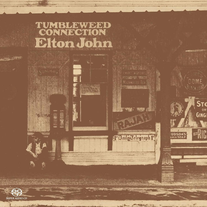 Island Records Tumbleweed Connection - Elton John Vinyl Album (Limited Edition Green Splatter)