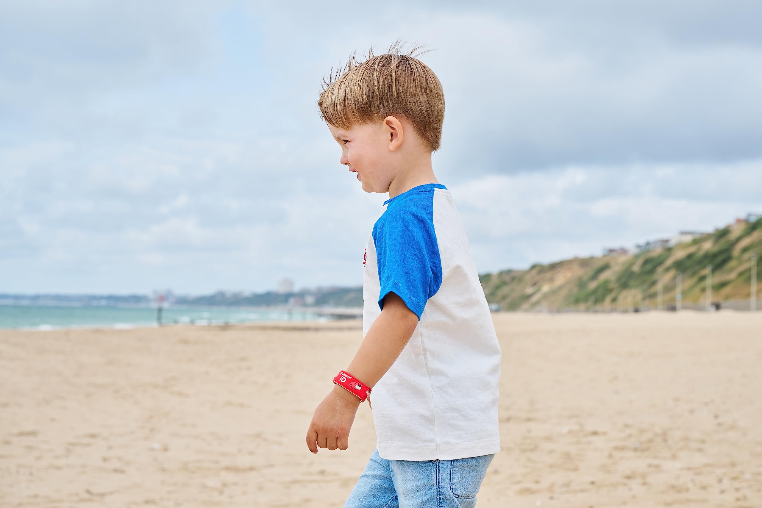 LittleLife Ladybird iD Safety Wristband - Kids Emergency Contact Bracelet | Neoprene | One Size 4