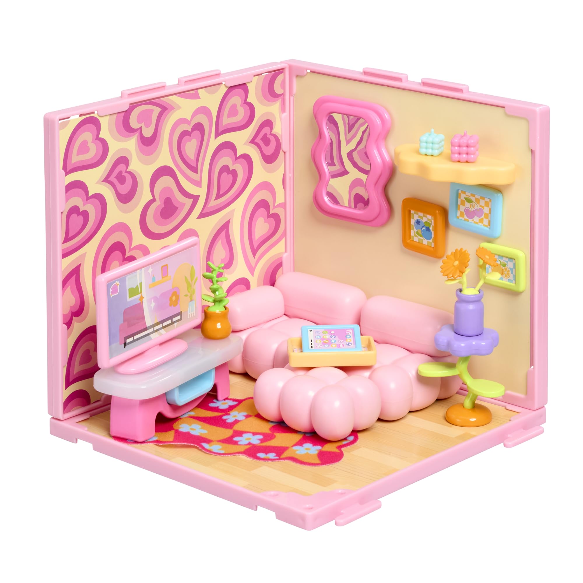 Goliath Suite Spaces Living Room Set - Modular Dollhouse Playset for 6 Years and Up 2