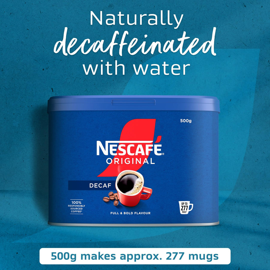 Nescafe - Original Decaf Instant Coffee Granules 500g