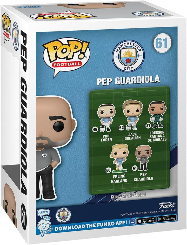 Funko POP! Football: Mancity - Pep Guardiola - Manchester City FC - Collectable