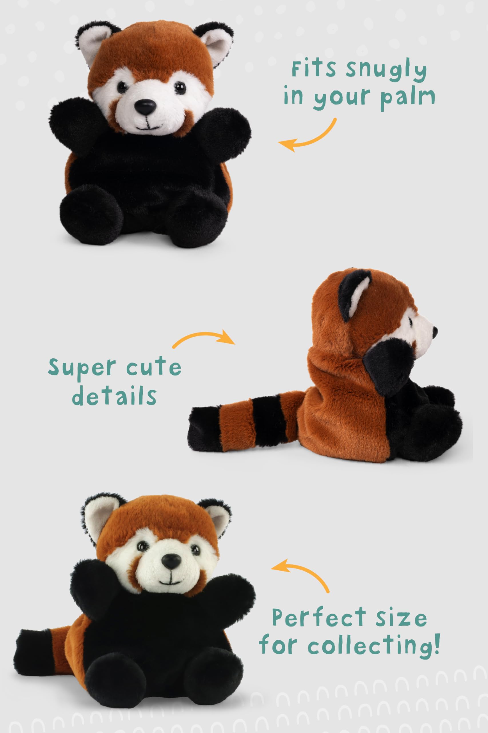Living Nature Little Snugglies Red Panda Plush Toy | Collectable Soft Toy for Kids 3
