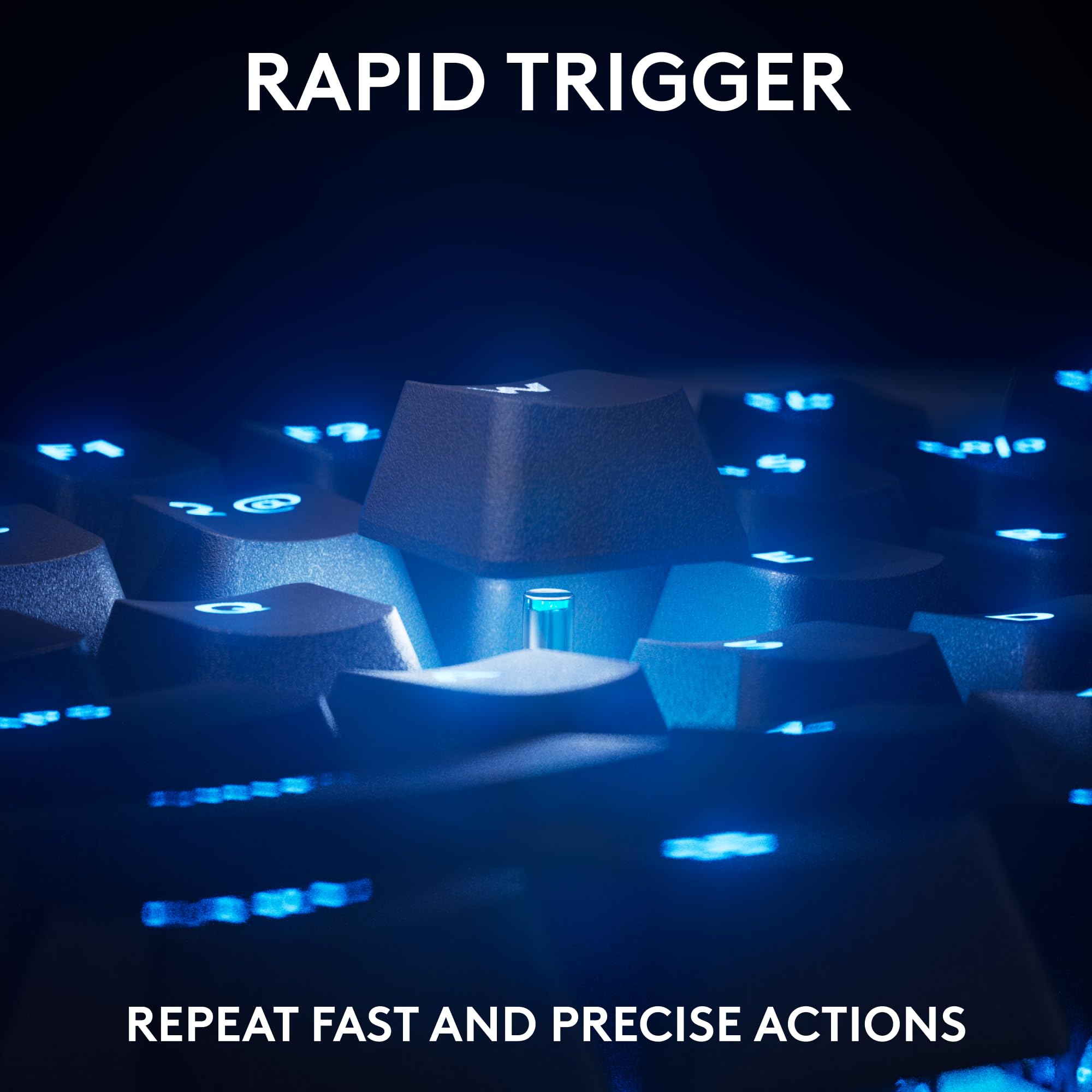 Logitech G PRO X TKL RAPID Gaming Keyboard - Magnetic Analog Switches, Rapid Trigger | Black | RGB 3