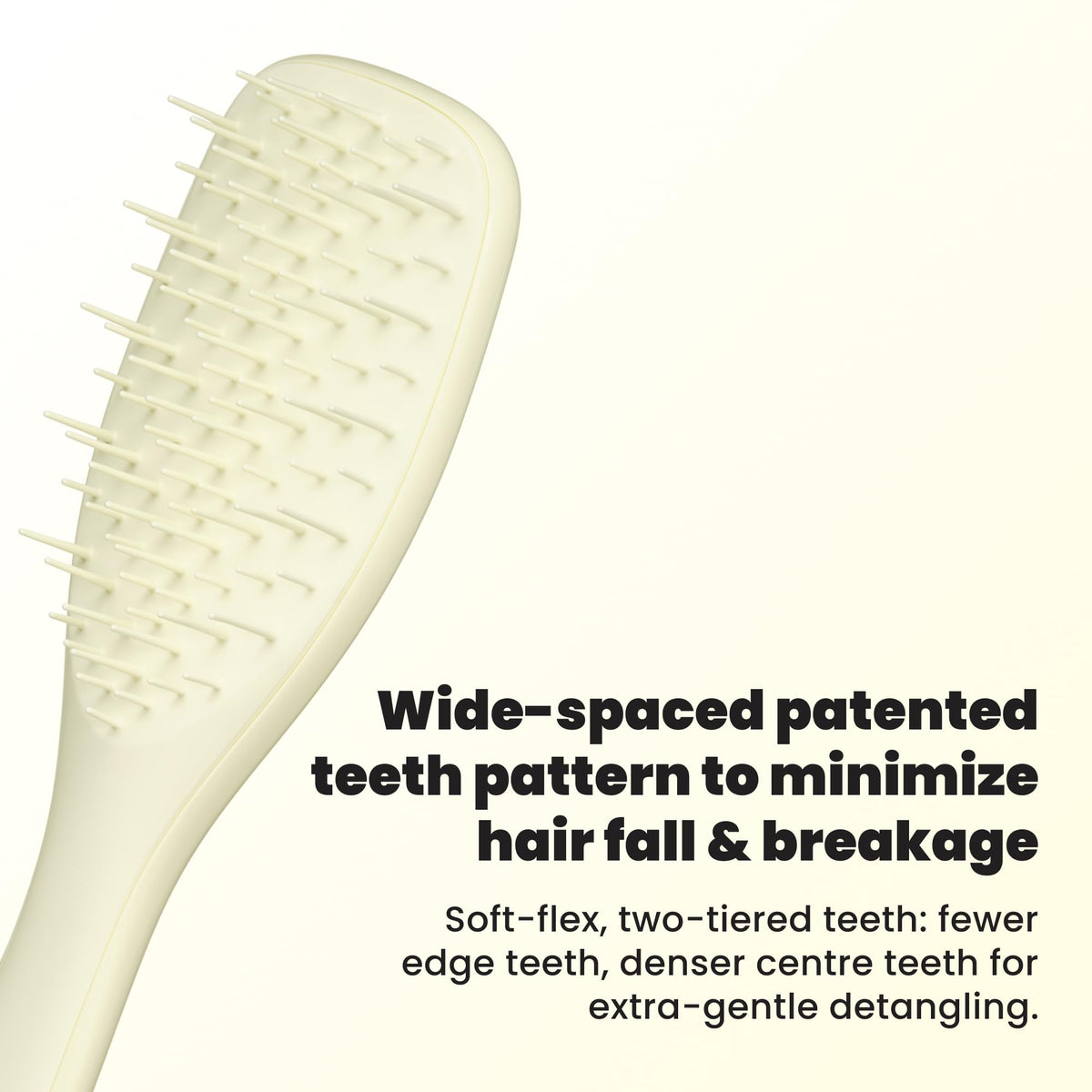 Tangle Teezer Extra Gentle Ultimate Detangler Hairbrush - Minimises Hair Breakage | Wide-Spaced Teeth | Wet & Dry Hair