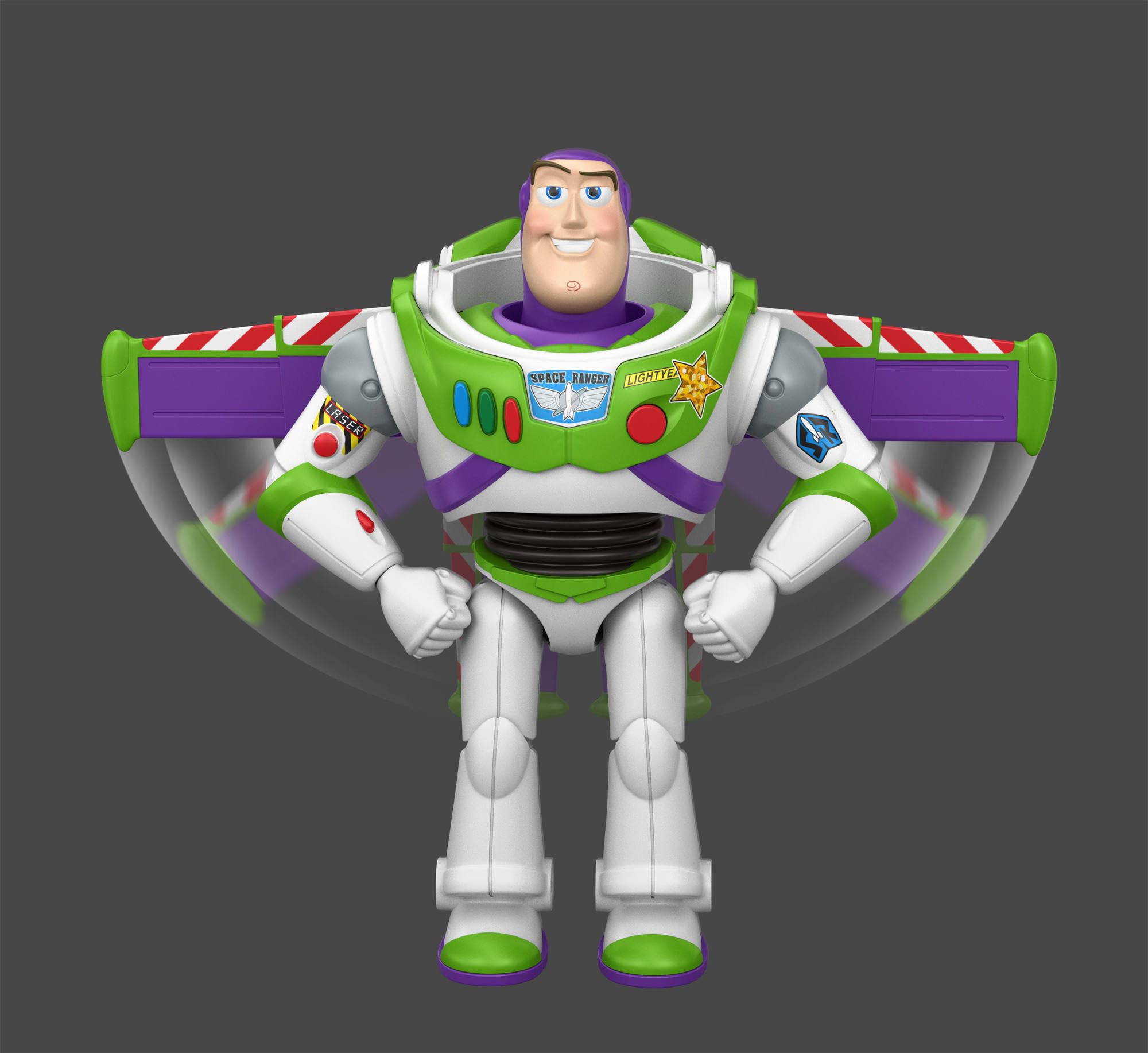Mattel Disney and Pixar Toy Story 5 Buzz Lightyear Action Figure - 10 Inch Large Scale | 12 Points of Articulation 2