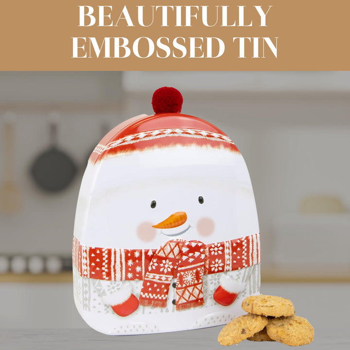 The Silver Crane Co. - Snowman Gift Set Christmas Biscuits Tin