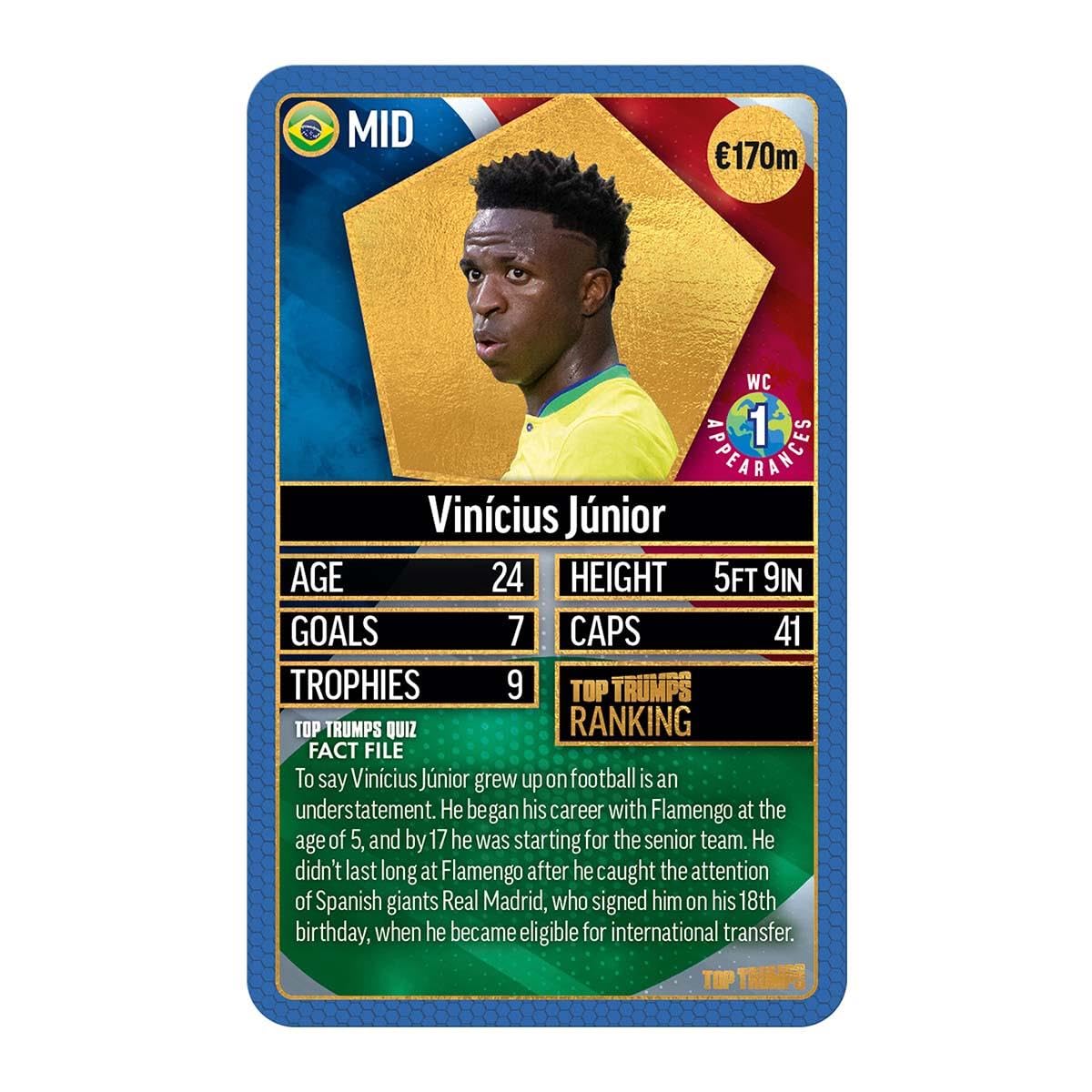 Top Trumps World Football Stars Top 200 Card Game - Chrome Blue Pack | Unisex Children | English 2