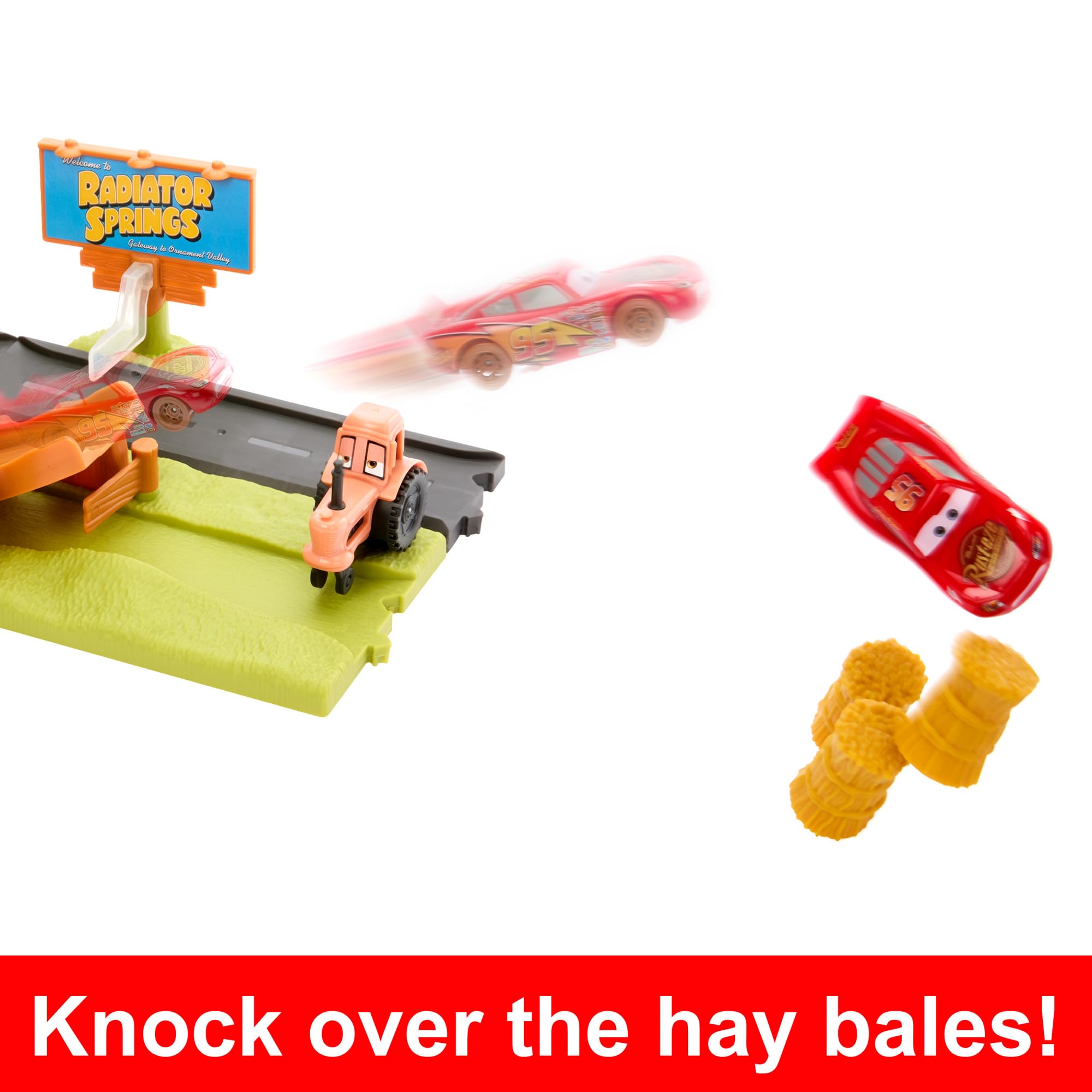 Mattel Disney and Pixar Cars Frank Escape Playset with 3 Vehicles | Ages 4+ 4