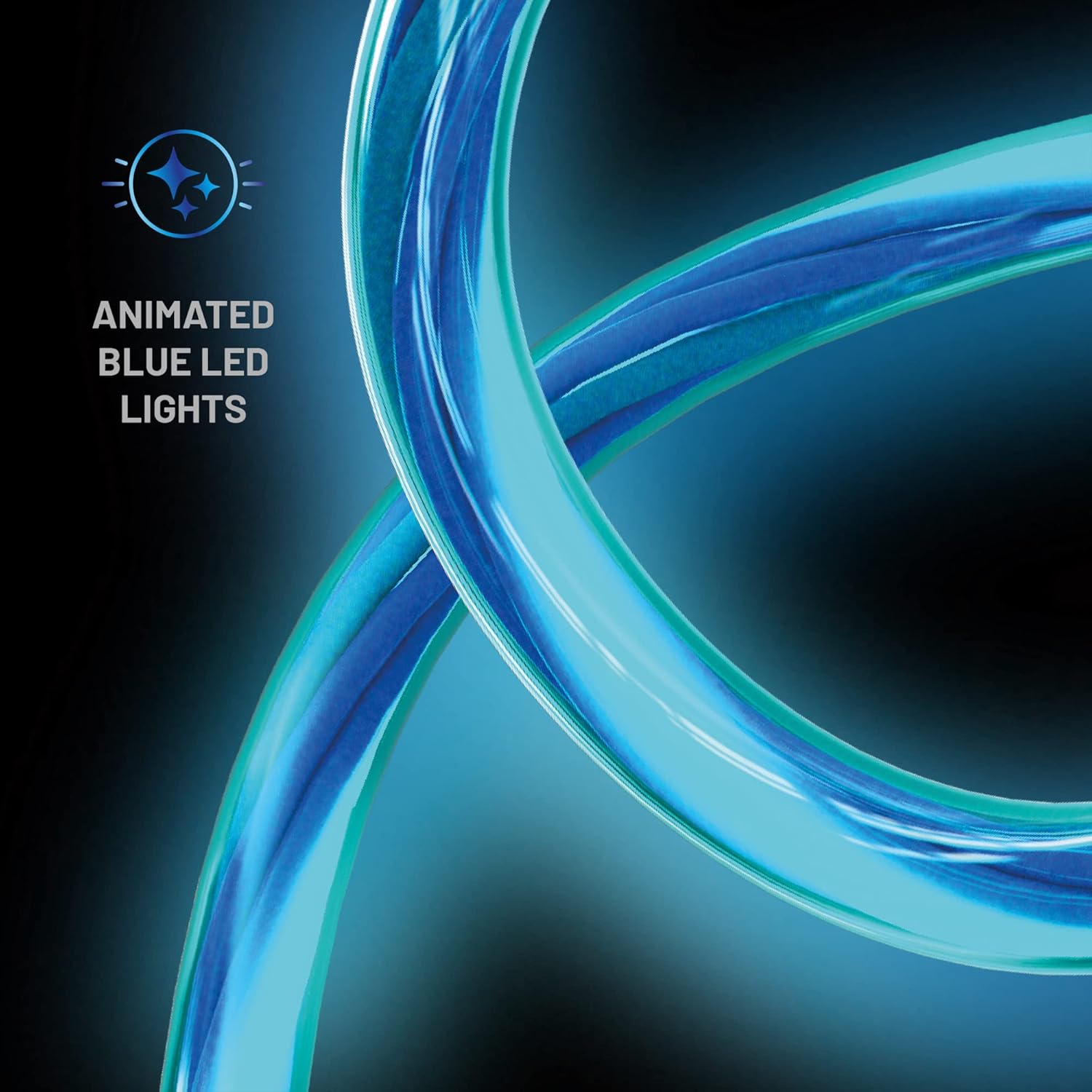 Stealth SP-LED-2M 2m LED Light-Up Twin Play & Charge Cables for PS4 DualShock Controllers 4