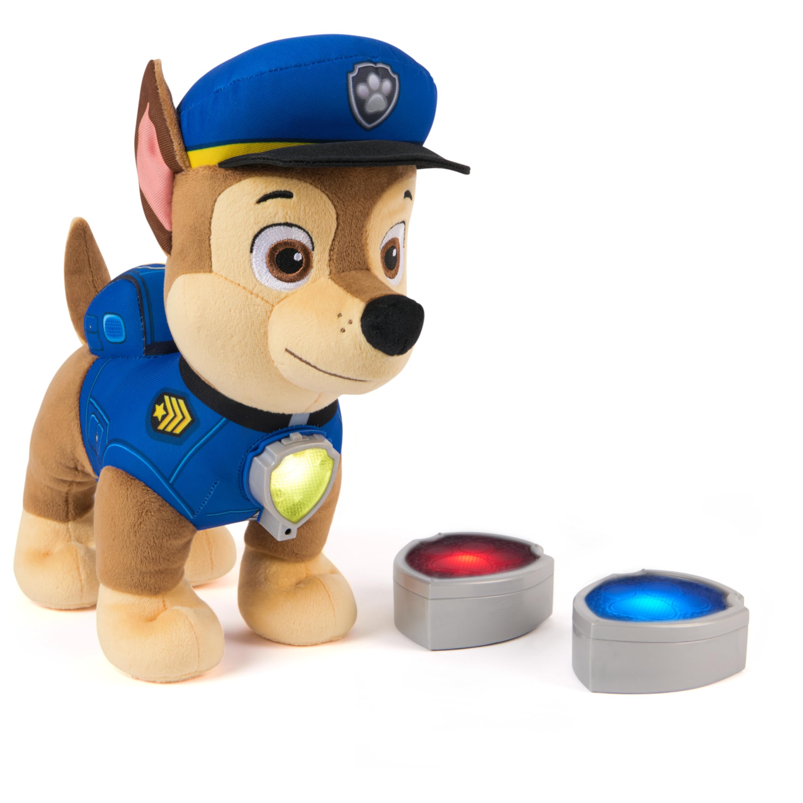 Paw Patrol Chase Interactive Plush Toy - 75+ Sounds & Phrases | 12 Inches | Ages 3+