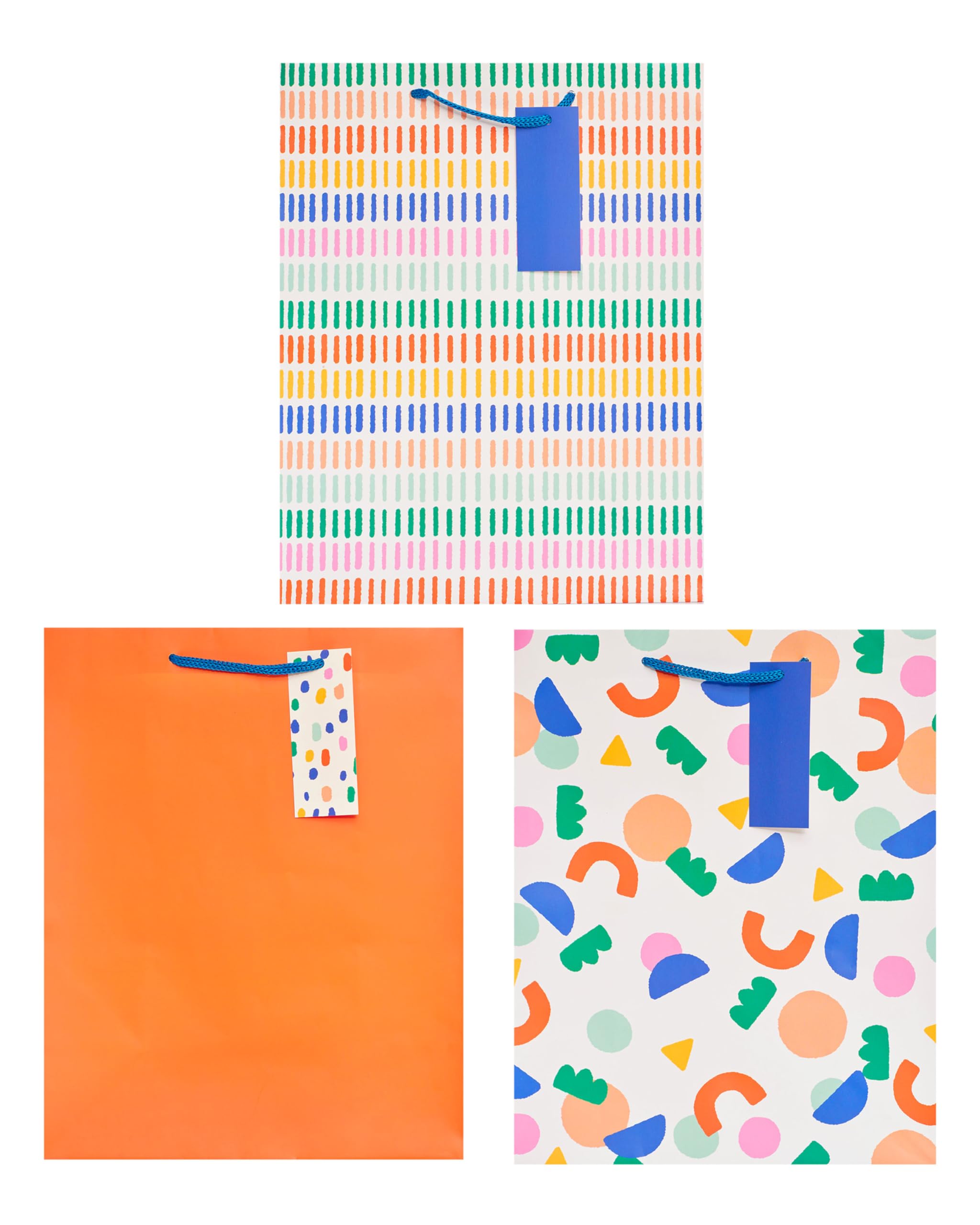 UK Greetings Large Gift Bags - Stylish Patterned Design | Pack of 3 4