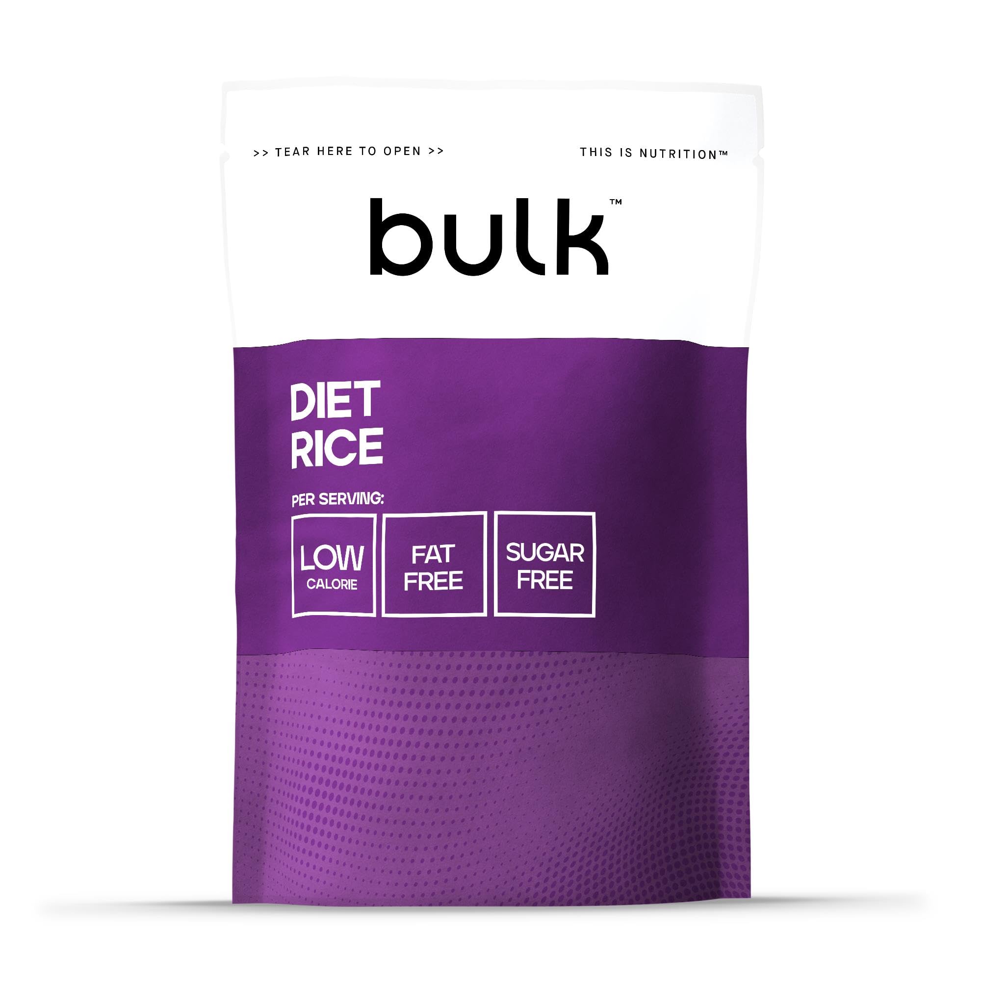 Bulk Diet Rice - Low Calorie, Ready in 1 Minute | 200g Pack