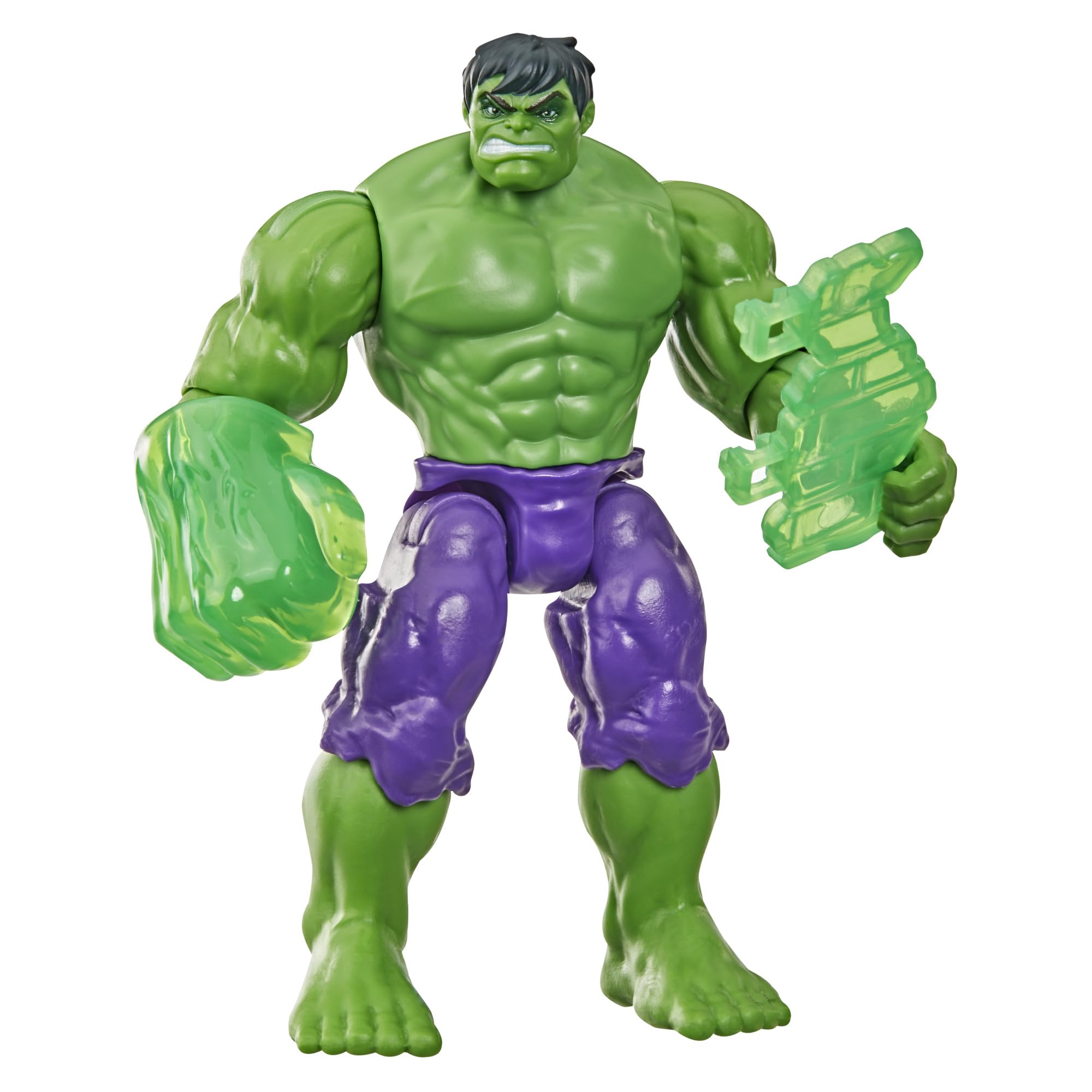 Marvel Hulk Action Figure - 4.5-Inch Poseable Toy with 3 Accessories | Ages 4+ 2