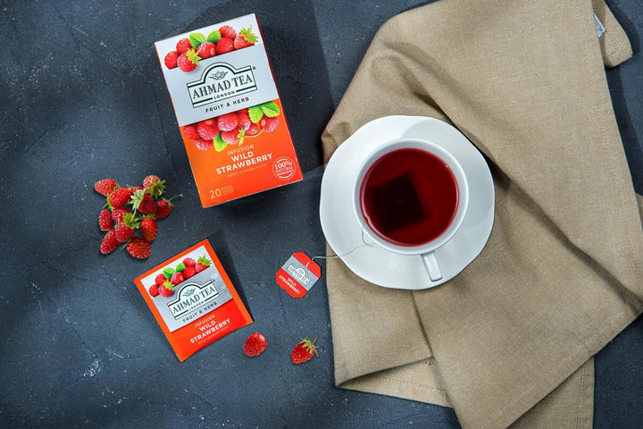 Ahmad Tea Wild Strawberry Fruit & Herbal Infusion - 20 Tea Bags