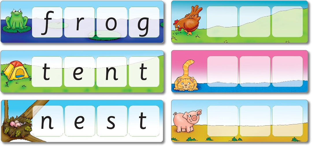 Orchard Toys Match and Spell Game - Educational Spelling Board Game for Ages 4+