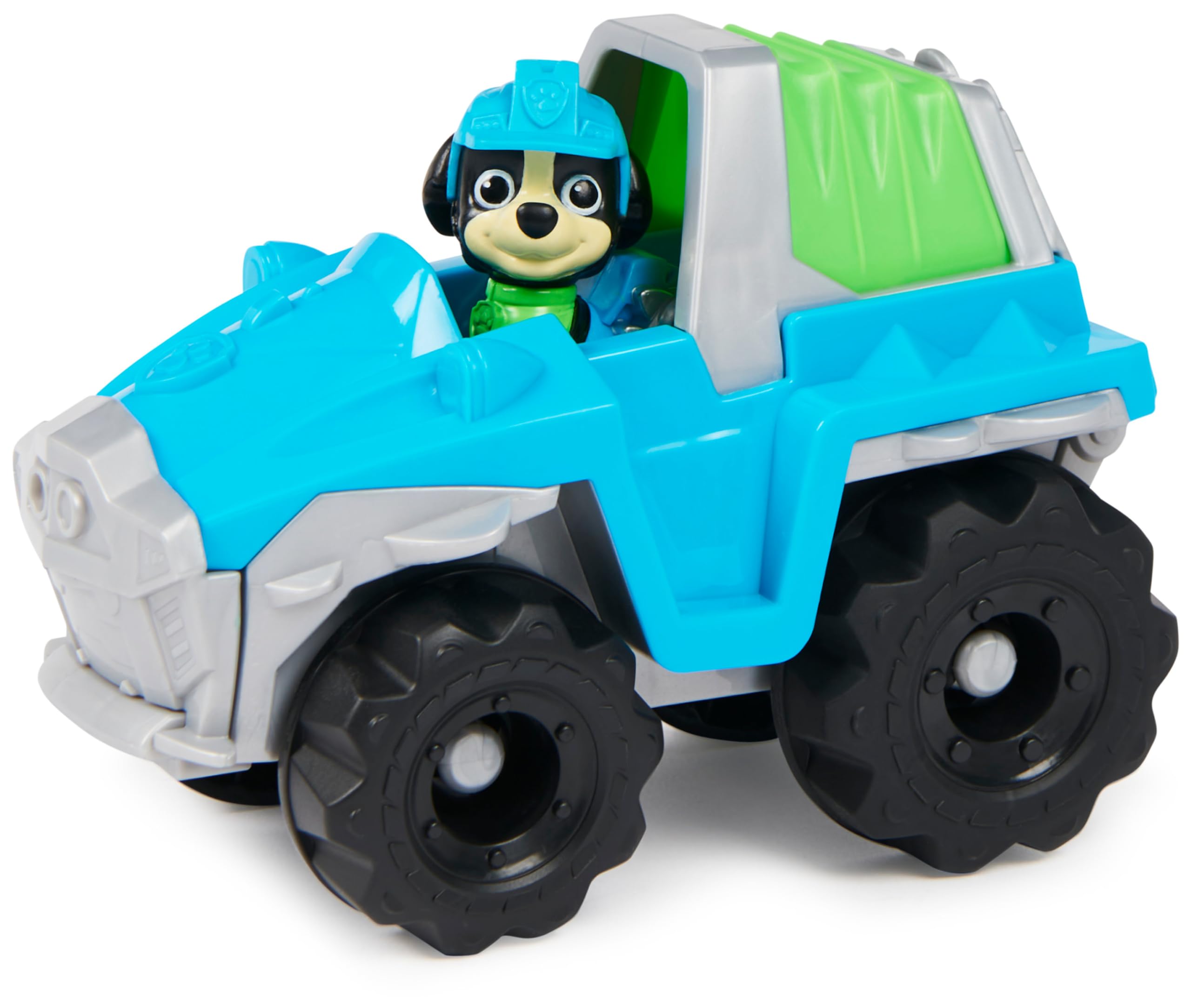 Paw Patrol Rex’s Dinosaur Rescue Vehicle with Collectible Action Figure - Sustainably Made Toy Truck for Kids 3+ 2