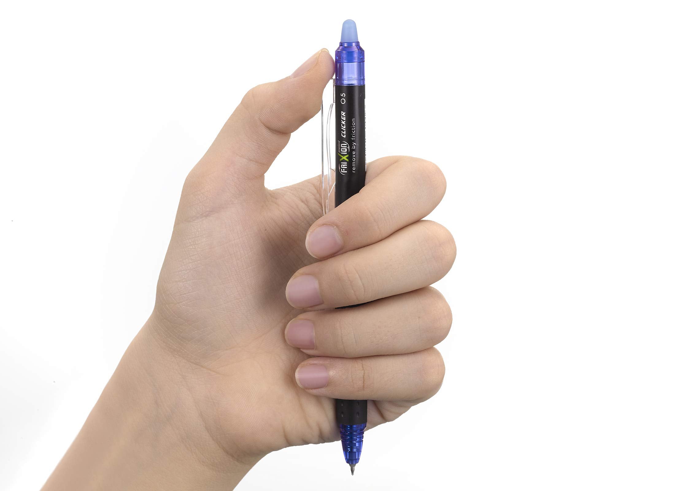 PILOT FriXion Point Clicker Erasable Rollerball Pen - 0.5mm Fine Tip, Retractable, 5 Pack 4