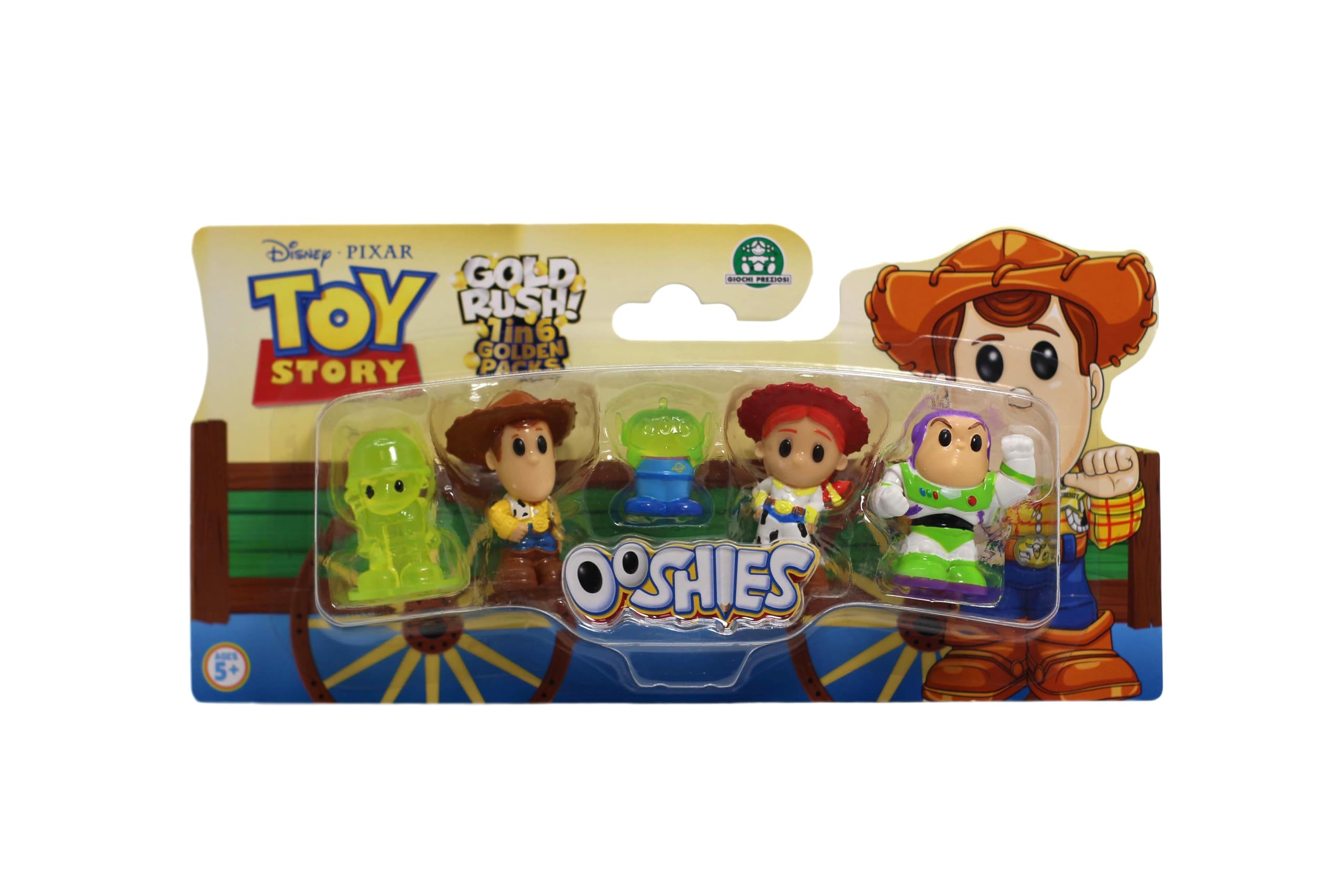 Giochi Preziosi Ooshies Toy Story 5 Pack Pencil Toppers | Chance of Rare Gold Collector Pack 1