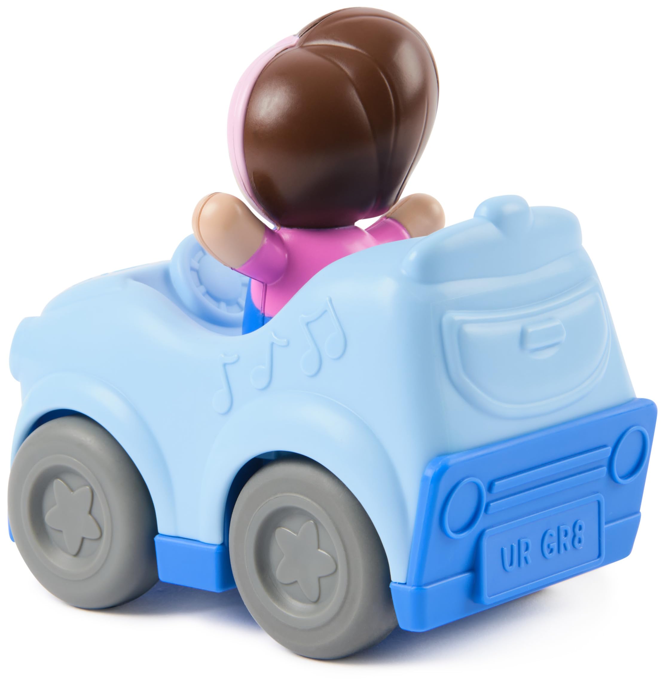 Ms. Rachel 1-2-3 Roll! Vehicle with Click-in Figure | Pull Back Action | Ages 12 Months+ 8