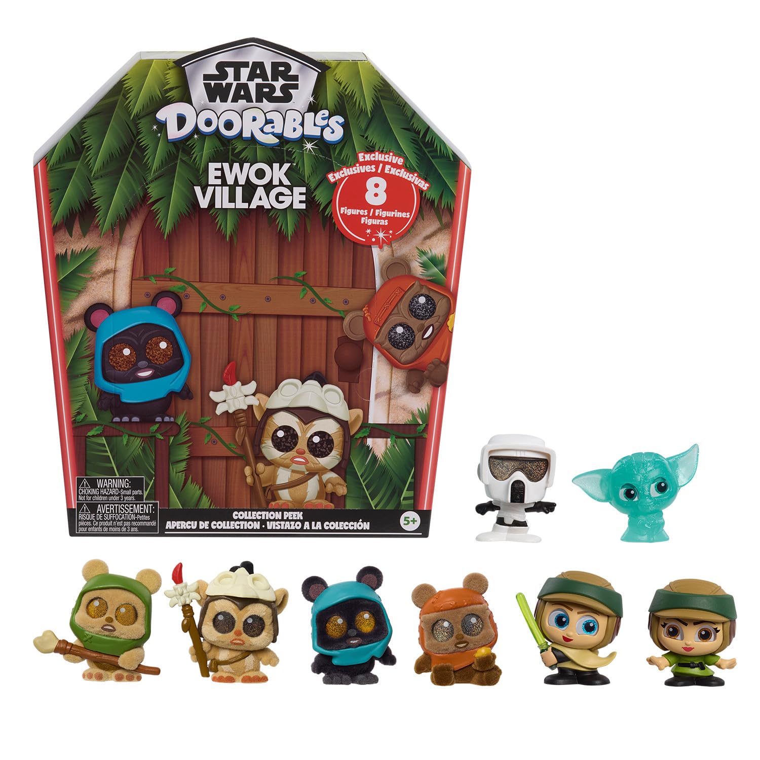 STAR WARS Doorables Ewok Village Collector Peek Mini Figures Set 1