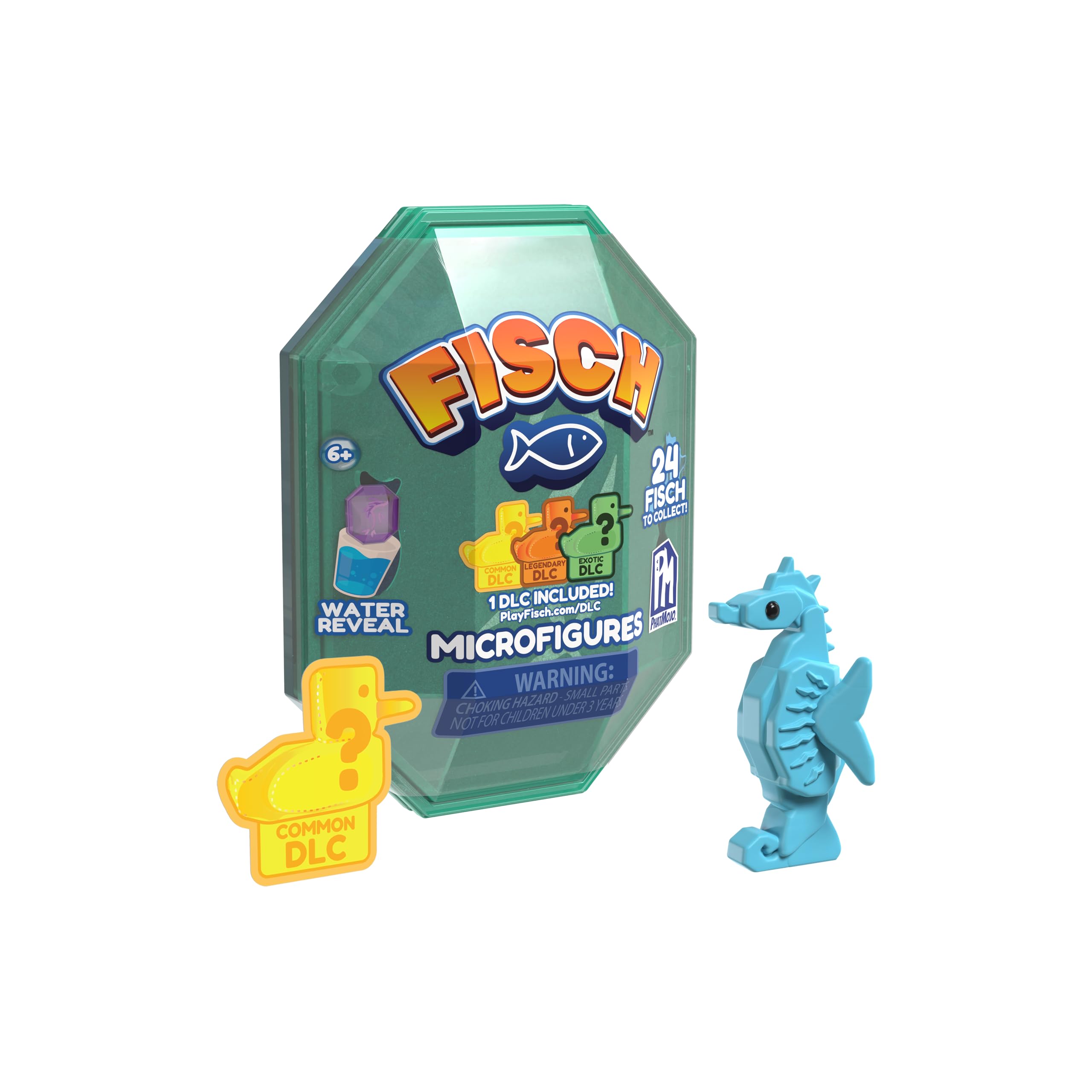 PhatMojo Fisch Microfigure 1-Pack Series 1 | Surprise Water Reveal | Collectible Plastic Figure 4