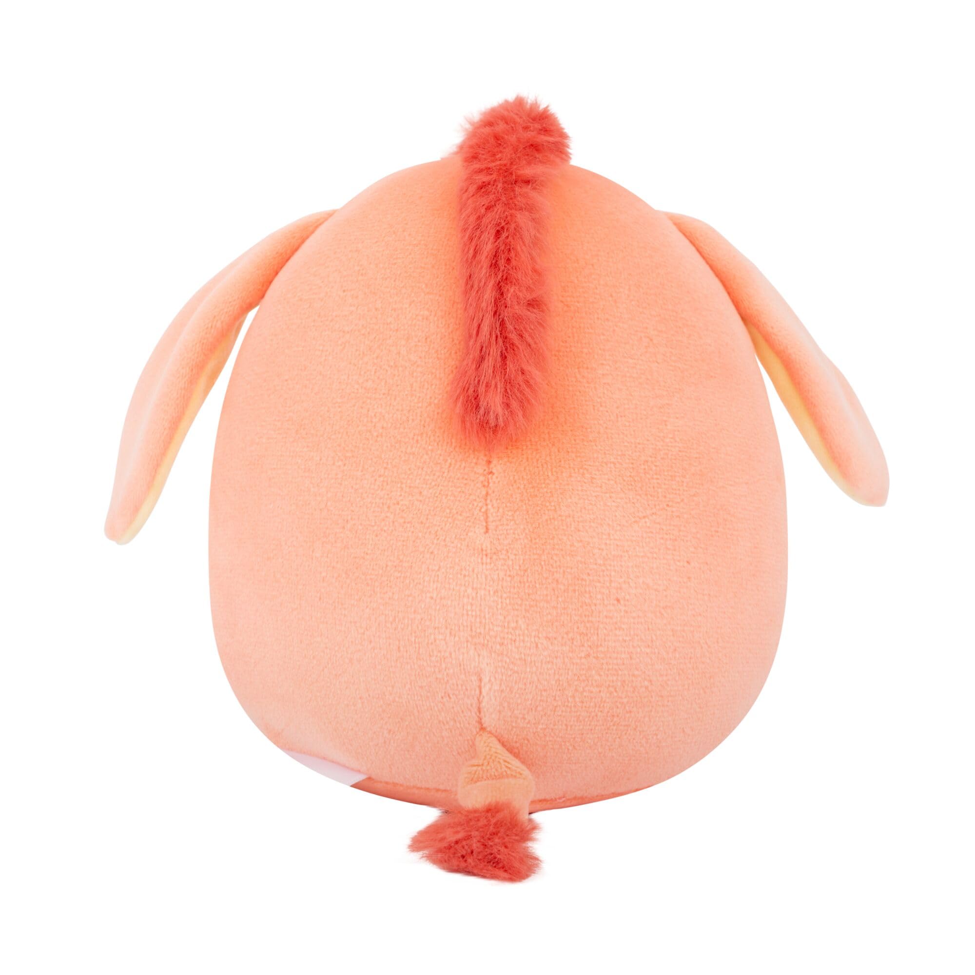 Squishmallows Llewyn the Peach Donkey - 7.5-Inch Soft Plush Toy | Classic Edition | Unisex Children 4