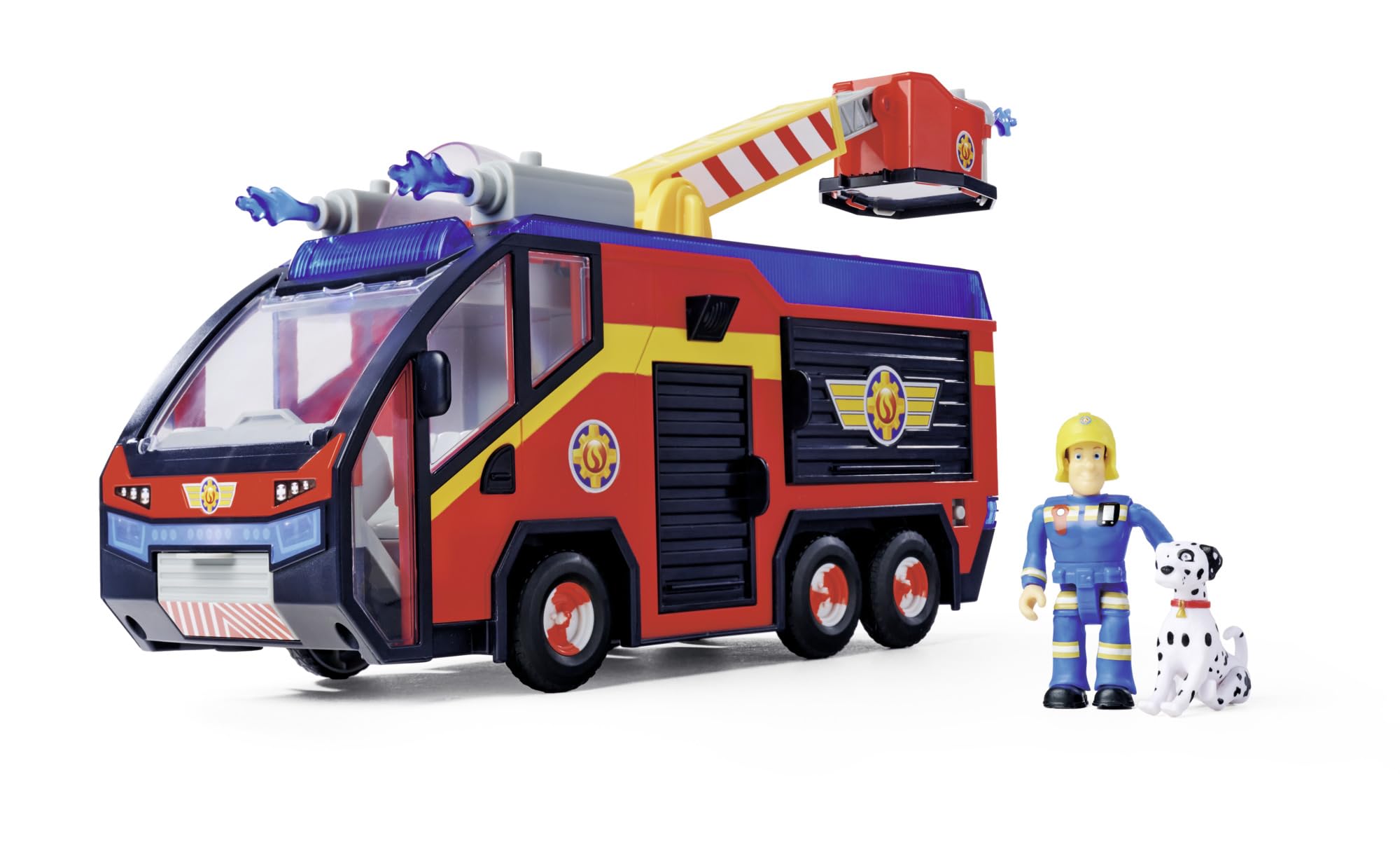 Fireman Sam Jupiter Deluxe Fire Engine Playset - Lights & Sounds, Ages 3+